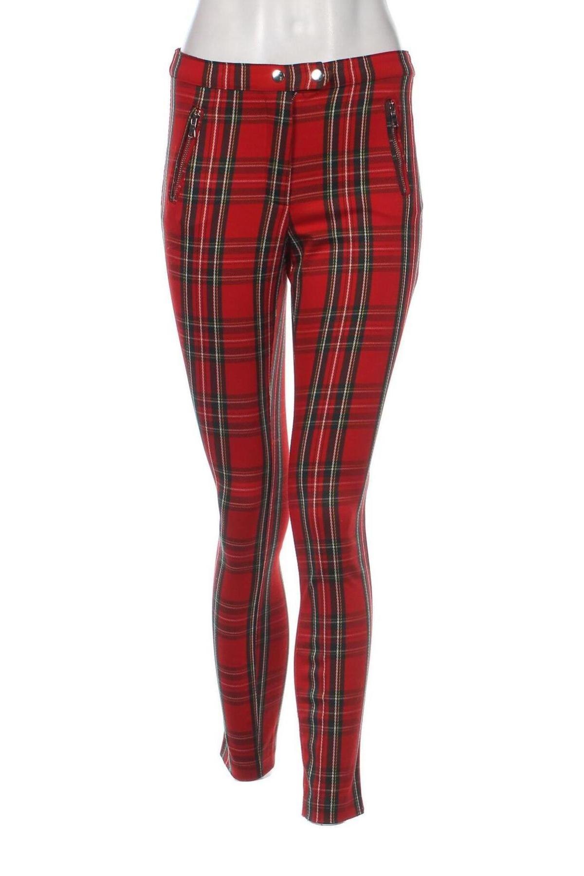 Дамски панталон H&M, Размер S, Цвят Червен, Цена 5,22 лв.