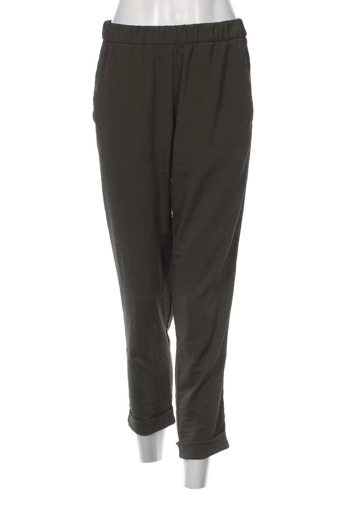 Pantaloni de femei H&M, Mărime M, Culoare Verde, Preț 16,81 Lei