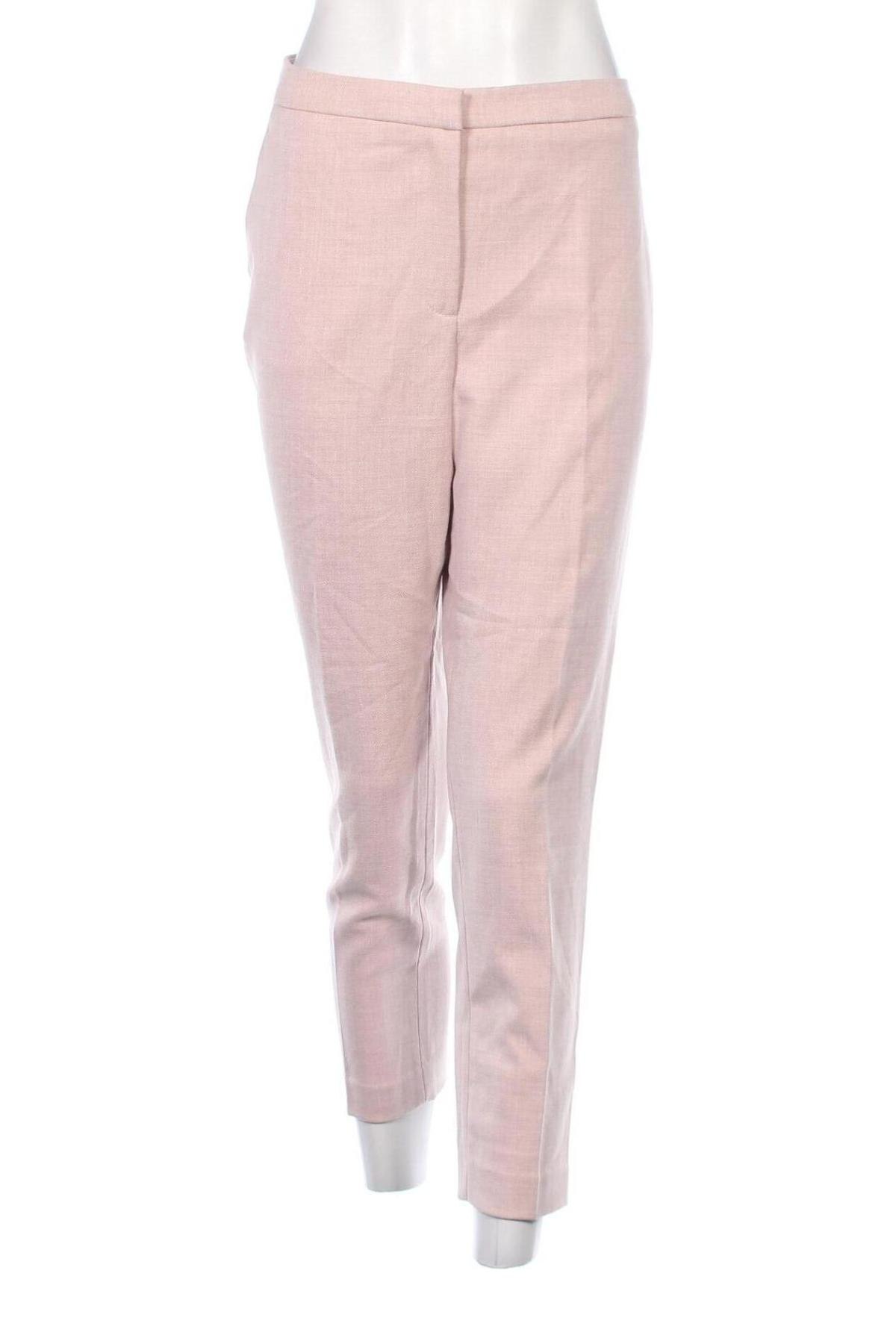 Pantaloni de femei H&M, Mărime L, Culoare Roz, Preț 95,39 Lei