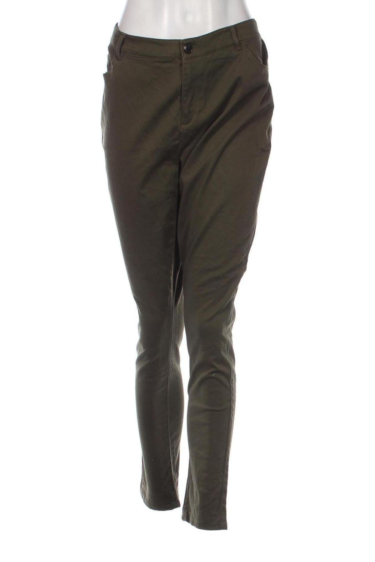 Pantaloni de femei LCW, Mărime XL, Culoare Verde, Preț 48,52 Lei