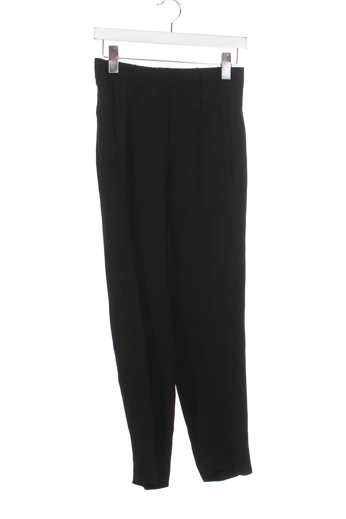 Дамски панталон Massimo Dutti, Размер XS, Цвят Черен, Цена 146,00 лв.