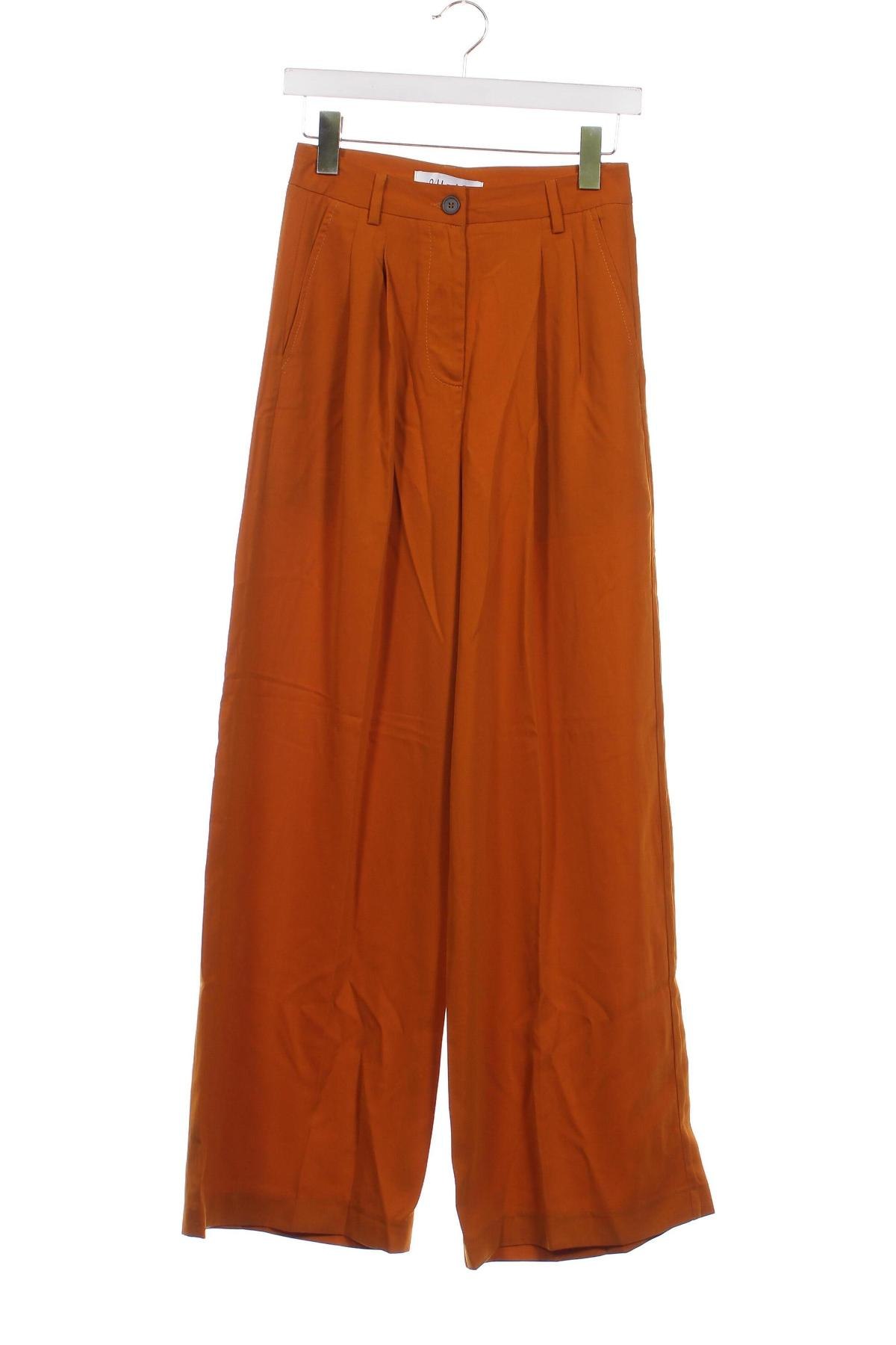 Pantaloni de femei NU-IN, Mărime XS, Culoare Portocaliu, Preț 286,18 Lei