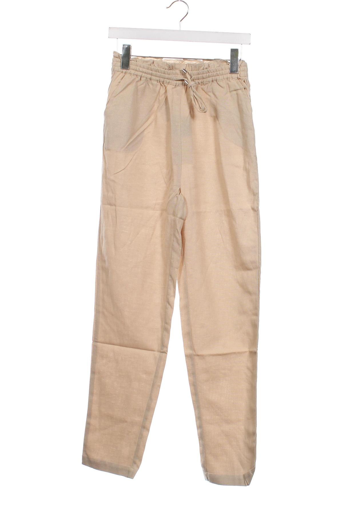 Pantaloni de femei ONLY, Mărime XS, Culoare Bej, Preț 177,63 Lei