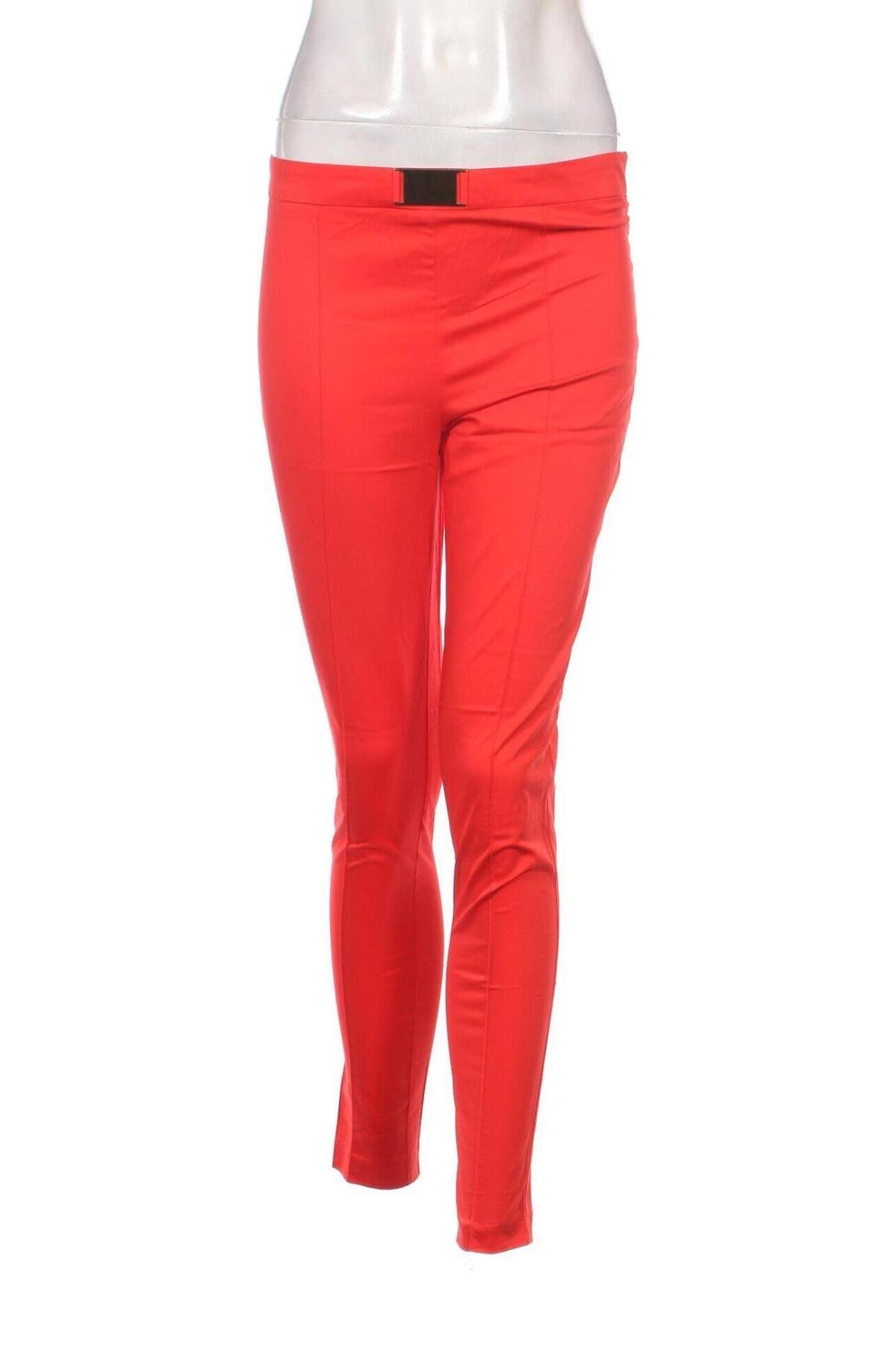 Pantaloni de femei Poema, Mărime M, Culoare Roșu, Preț 105,65 Lei