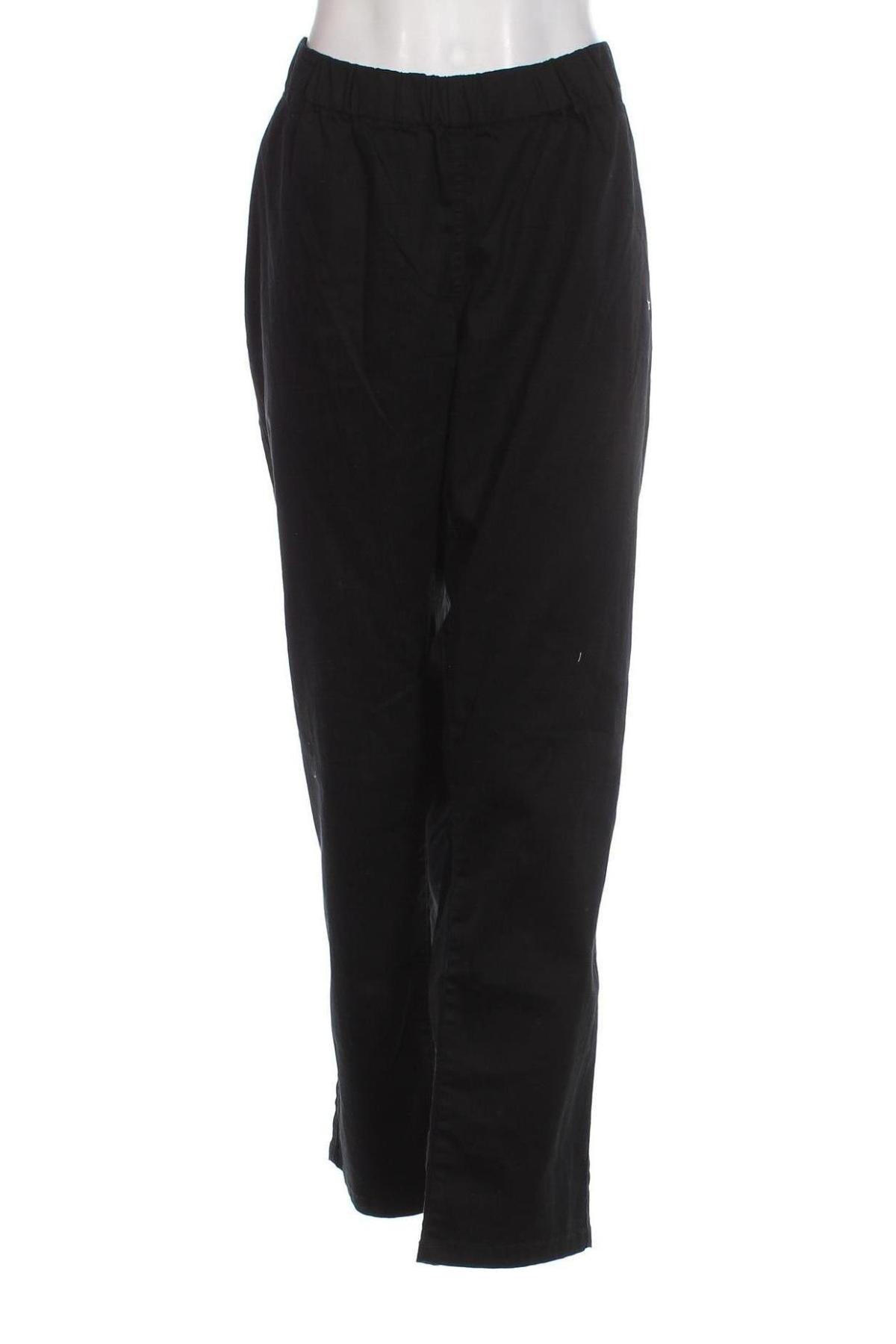 Γυναικείο παντελόνι Ulla Popken, Μέγεθος 4XL, Χρώμα Μαύρο, Τιμή 44,85 €