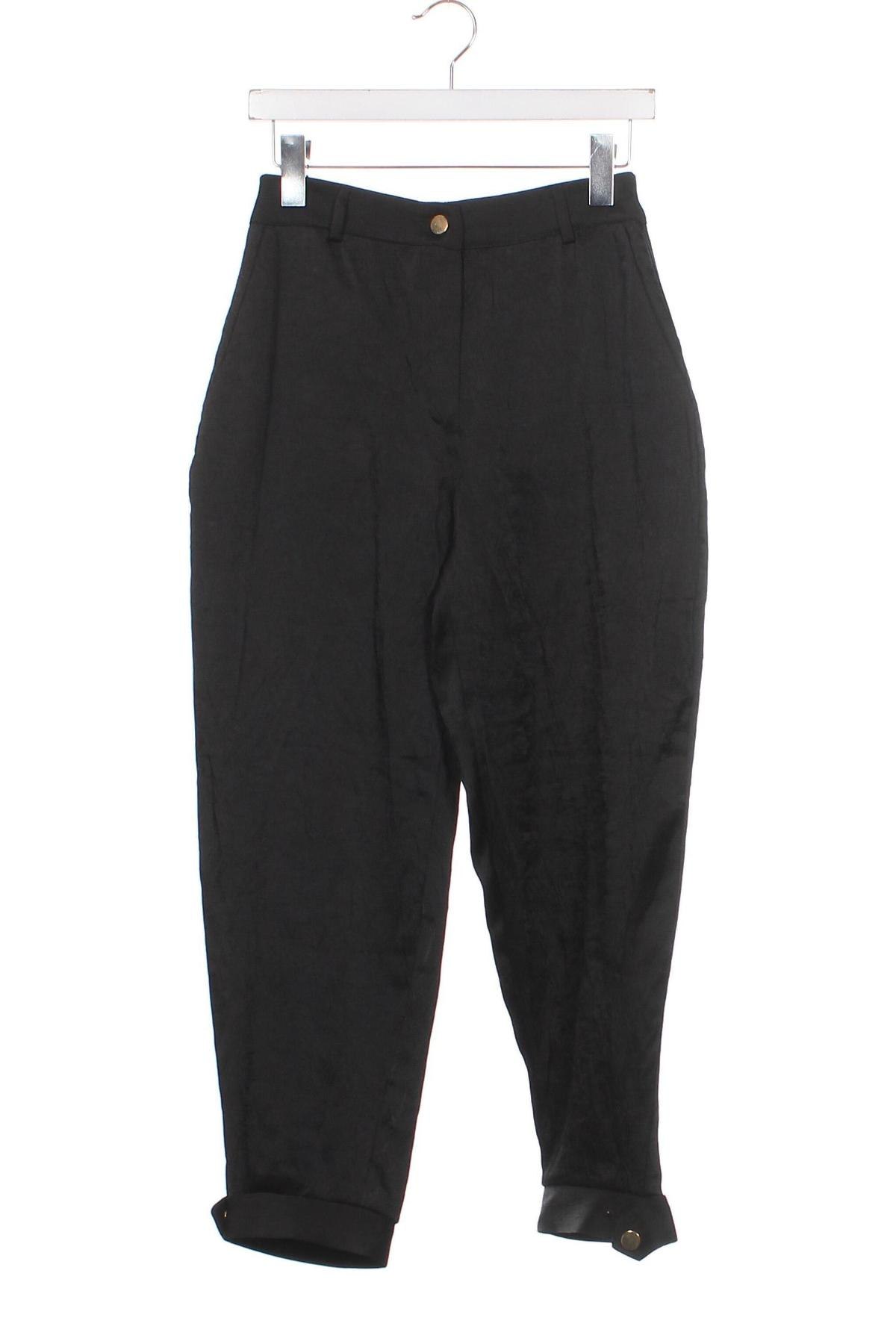 Pantaloni de femei Zara, Mărime XS, Culoare Negru, Preț 63,95 Lei