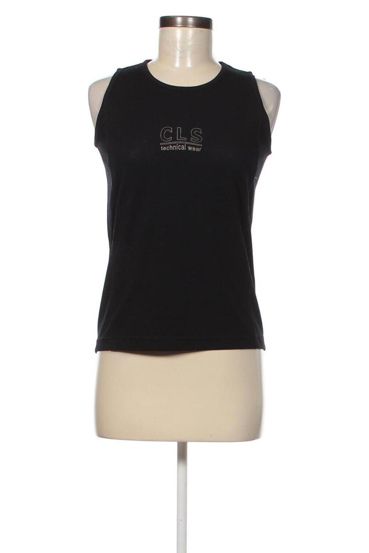 Γυναικείο αμάνικο μπλουζάκι CLS, Μέγεθος S, Χρώμα Μαύρο, Τιμή 1,95 €