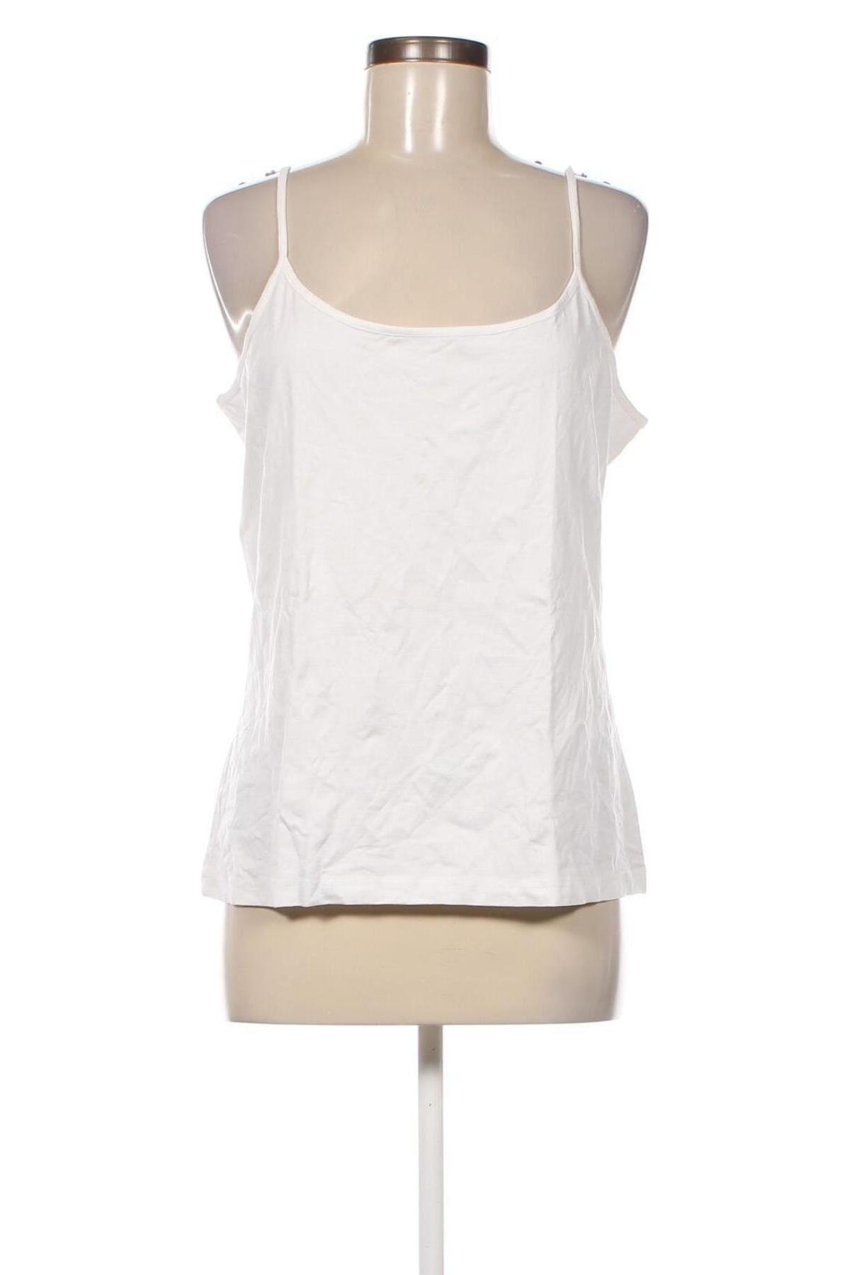 Γυναικείο αμάνικο μπλουζάκι Gil Bret, Μέγεθος XL, Χρώμα Λευκό, Τιμή 12,37 €