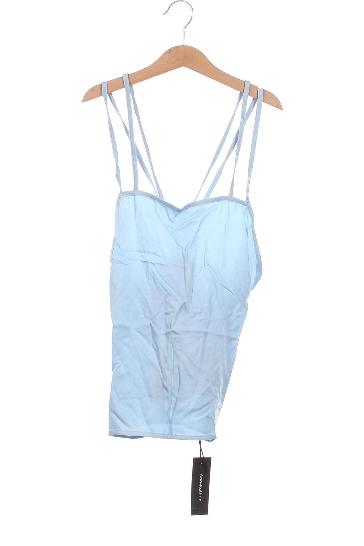 Γυναικείο αμάνικο μπλουζάκι NU-IN, Μέγεθος XS, Χρώμα Μπλέ, Τιμή 4,49 €