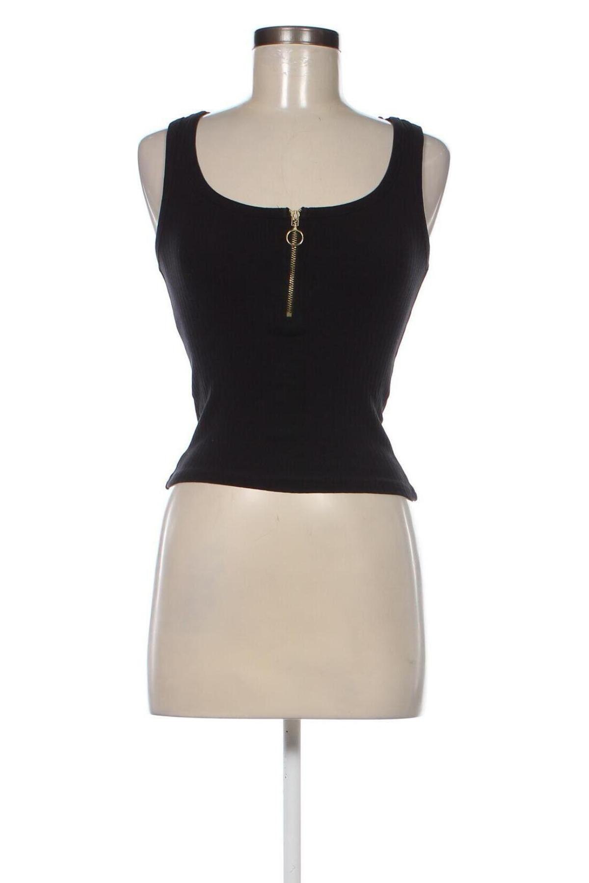 Γυναικείο αμάνικο μπλουζάκι Tally Weijl, Μέγεθος XS, Χρώμα Μαύρο, Τιμή 7,00 €
