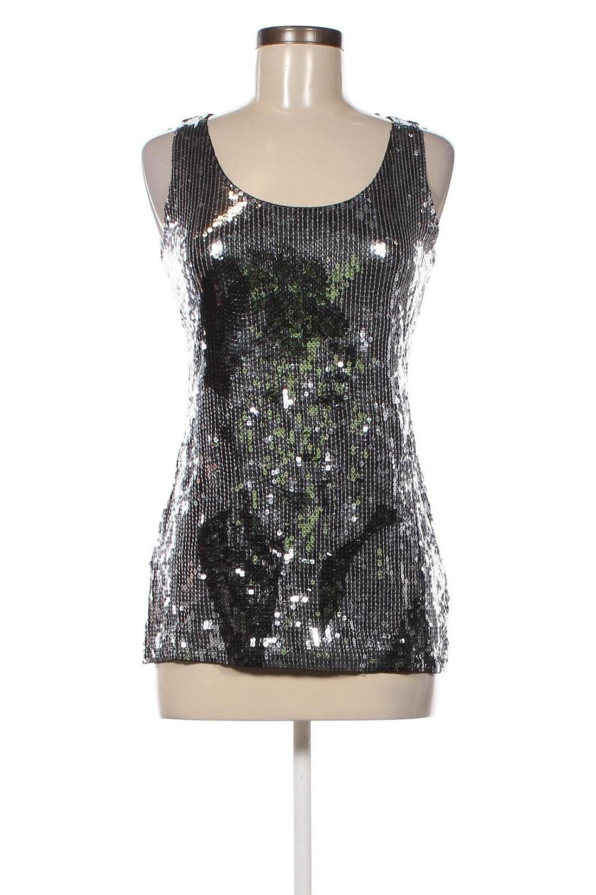 Γυναικείο αμάνικο μπλουζάκι Tuzzi, Μέγεθος M, Χρώμα Μαύρο, Τιμή 6,19 €