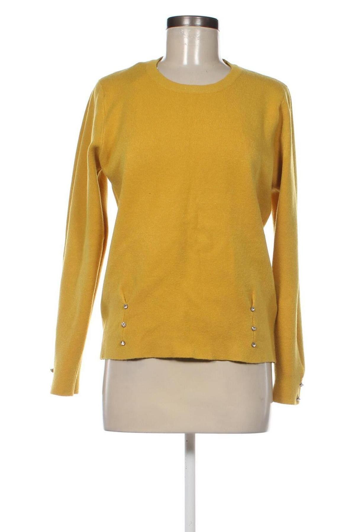 Damenpullover, Größe M, Farbe Gelb, Preis 4,16 €