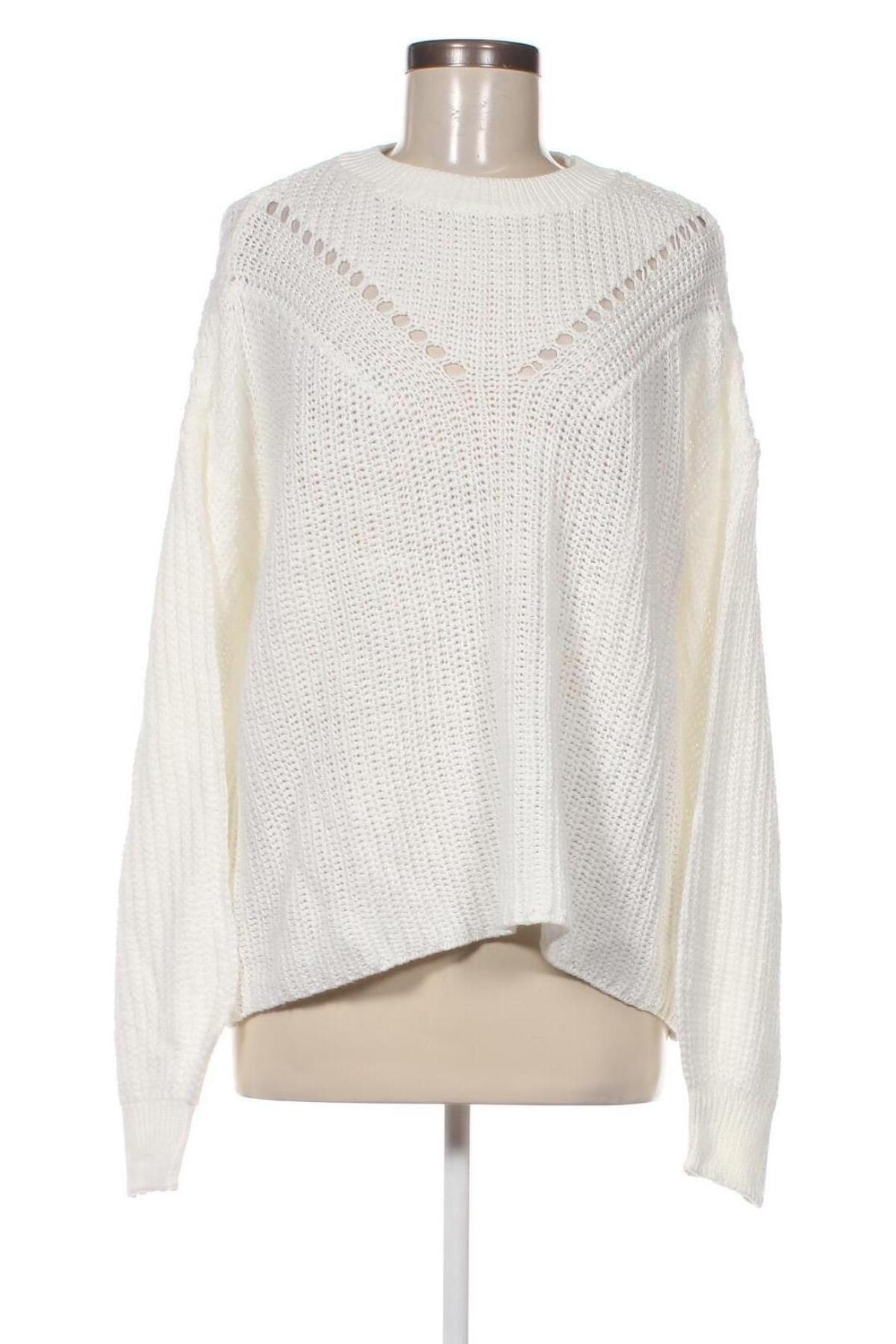 Γυναικείο πουλόβερ, Μέγεθος L, Χρώμα Λευκό, Τιμή 8,25 €