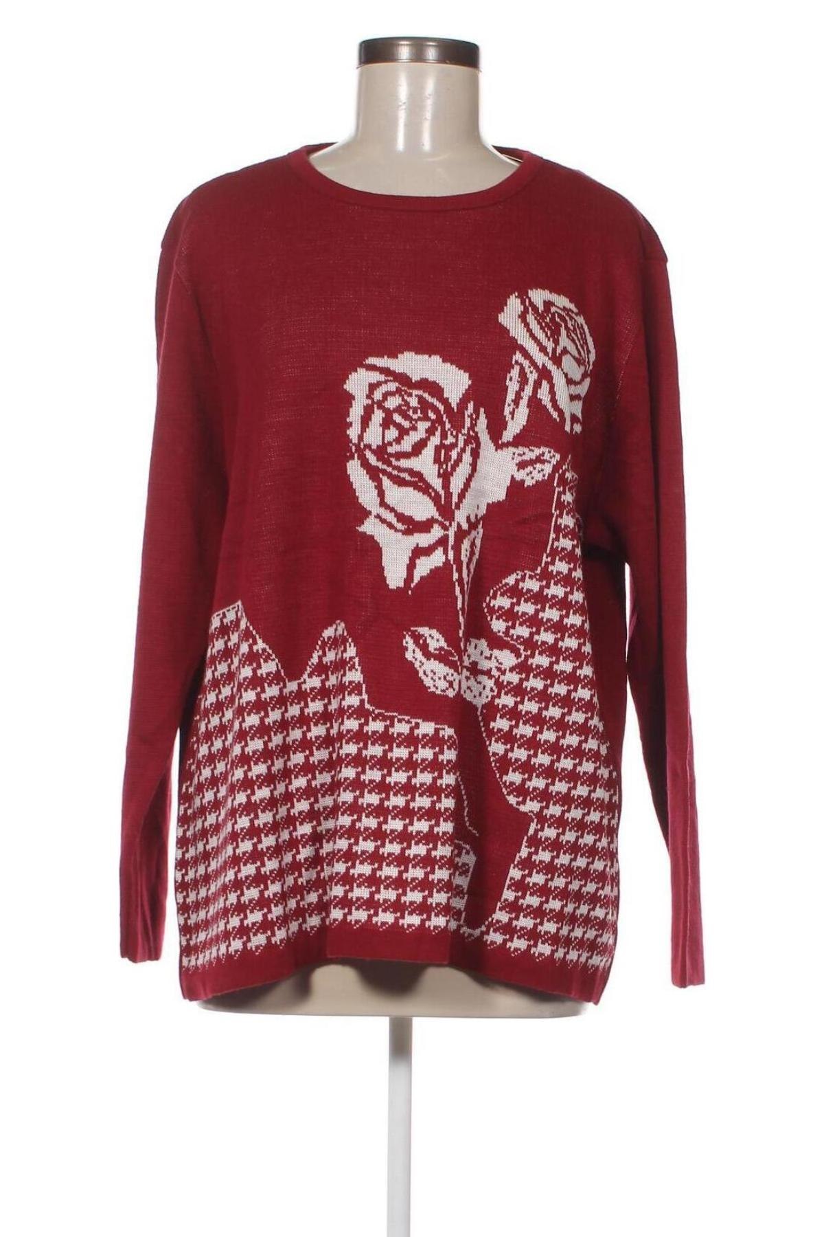 Дамски пуловер, Размер XL, Цвят Червен, Цена 11,89 лв.