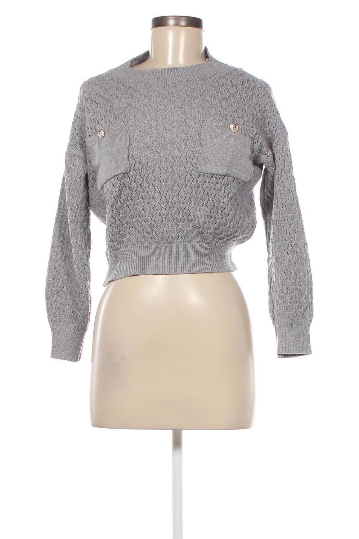 Damenpullover, Größe M, Farbe Grau, Preis € 6,99