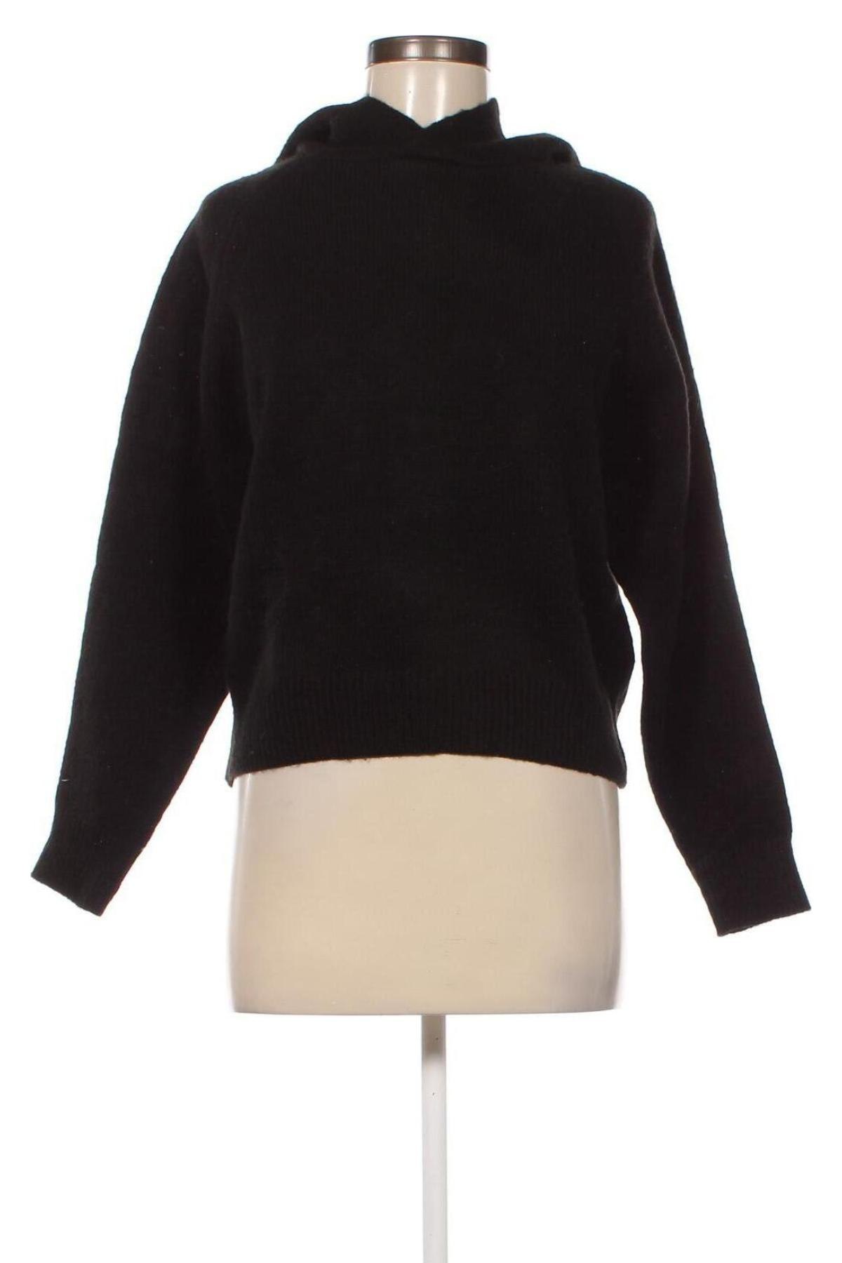 Дамски пуловер About You, Размер XS, Цвят Черен, Цена 24,30 лв.