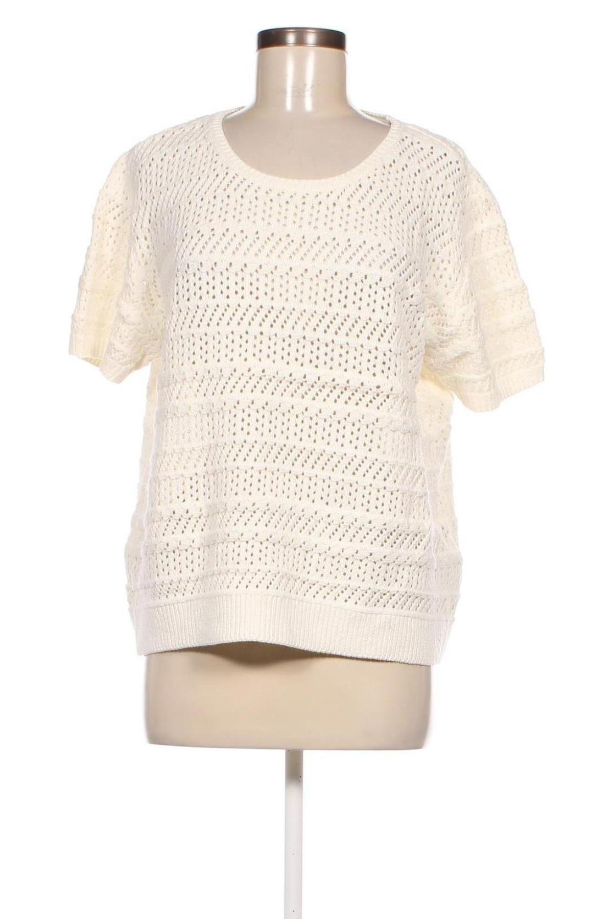 Γυναικείο πουλόβερ Adagio, Μέγεθος XL, Χρώμα Εκρού, Τιμή 7,36 €