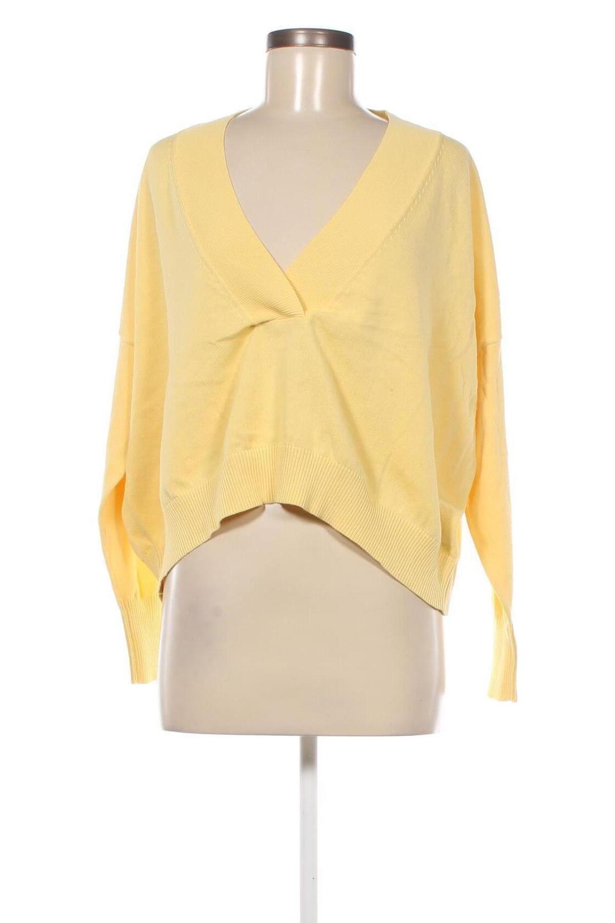 Γυναικείο πουλόβερ Alysi, Μέγεθος XS, Χρώμα Κίτρινο, Τιμή 20,19 €
