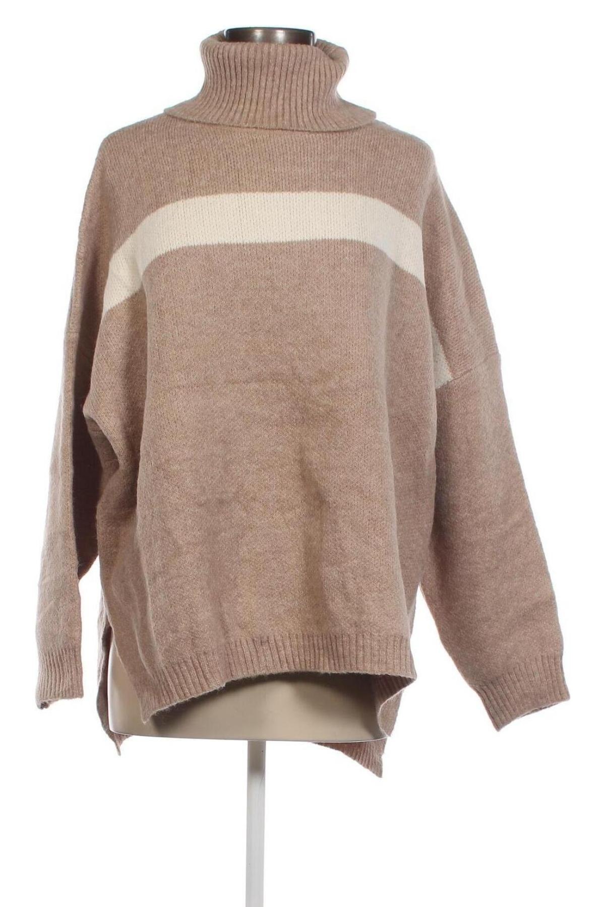 Дамски пуловер Boohoo, Размер L, Цвят Бежов, Цена 7,54 лв.
