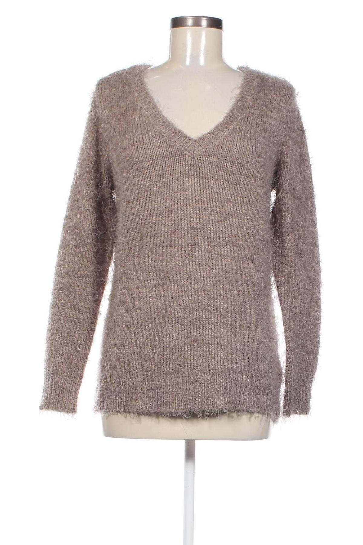Дамски пуловер Bpc Bonprix Collection, Размер L, Цвят Бежов, Цена 8,70 лв.