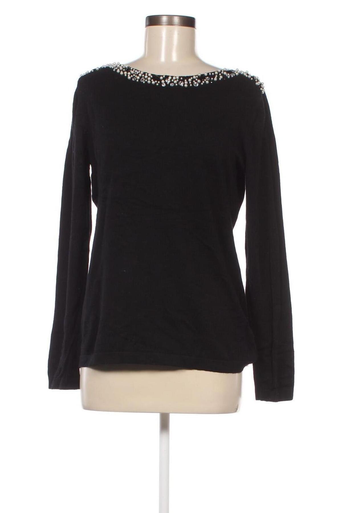 Дамски пуловер Bpc Bonprix Collection, Размер M, Цвят Черен, Цена 8,12 лв.