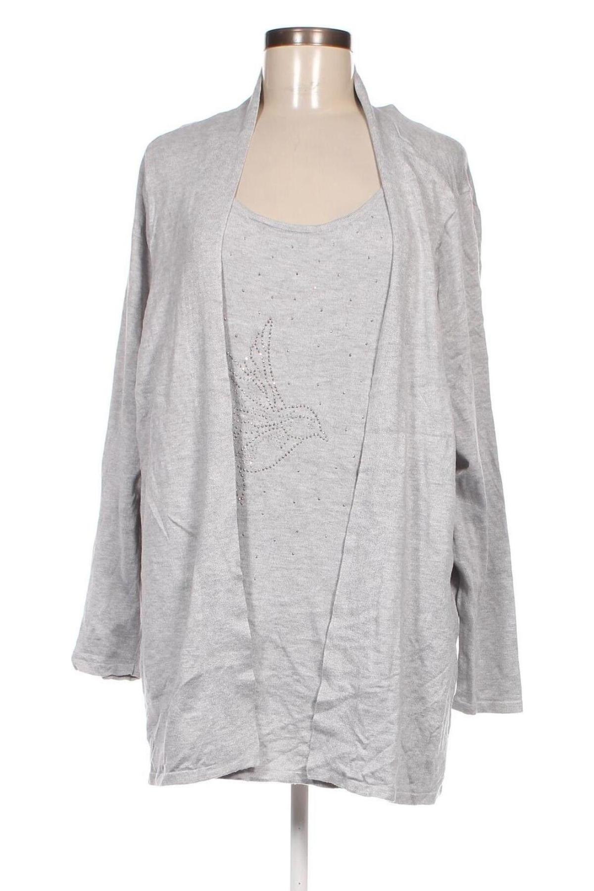 Γυναικείο πουλόβερ Canda, Μέγεθος XL, Χρώμα Γκρί, Τιμή 6,10 €