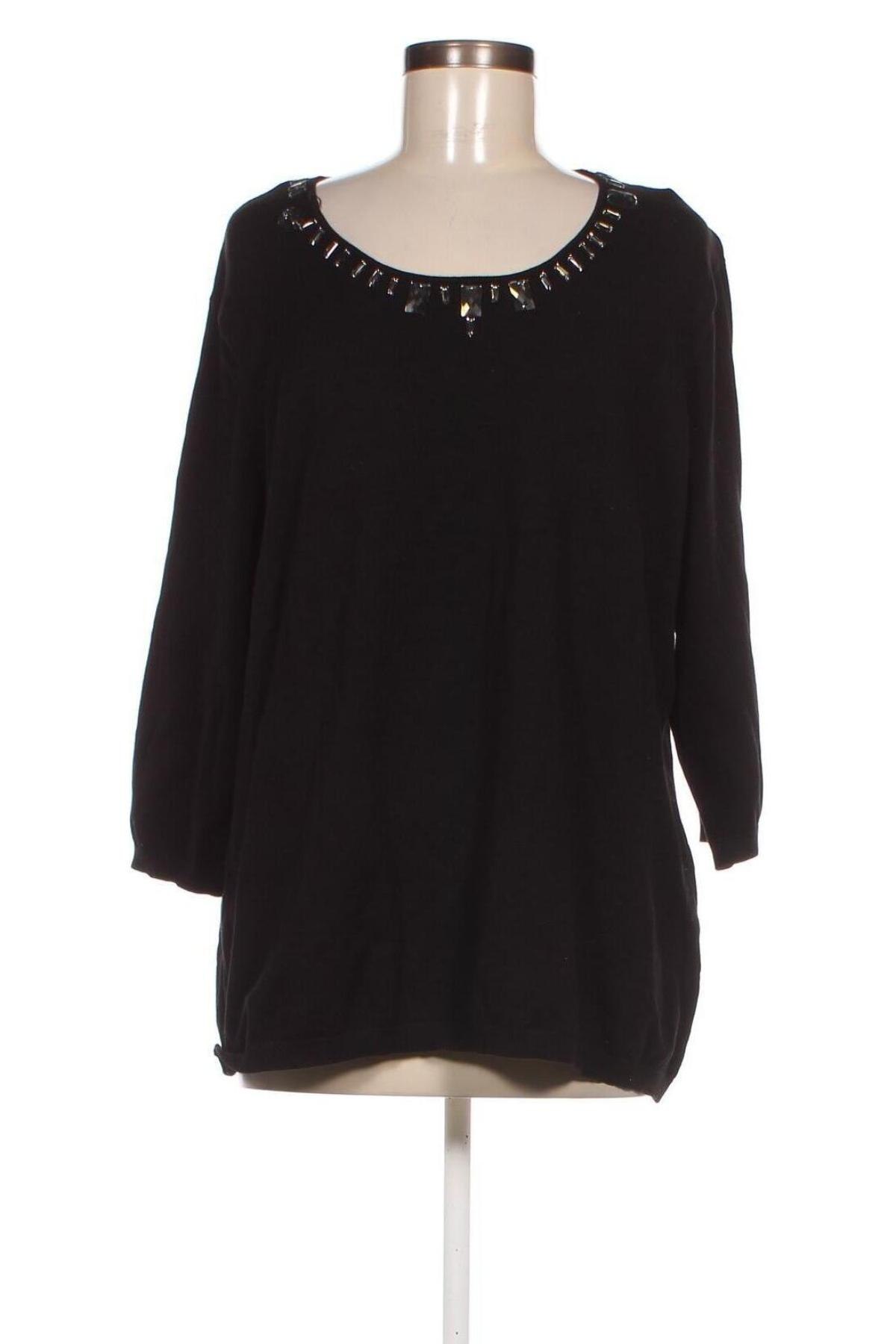 Γυναικείο πουλόβερ Charles Vogele, Μέγεθος XL, Χρώμα Μαύρο, Τιμή 17,94 €