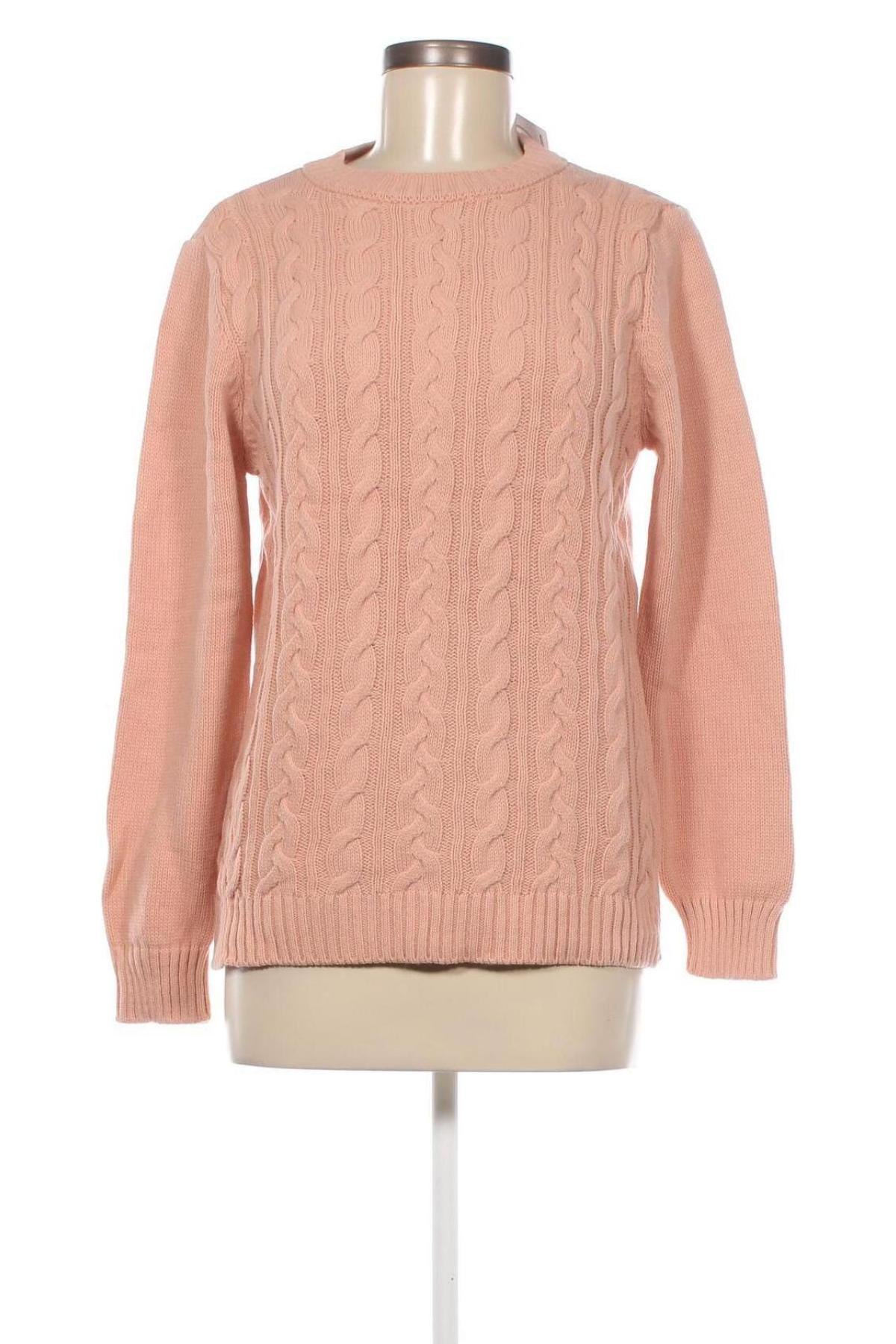 Дамски пуловер Defacto, Размер L, Цвят Розов, Цена 9,57 лв.
