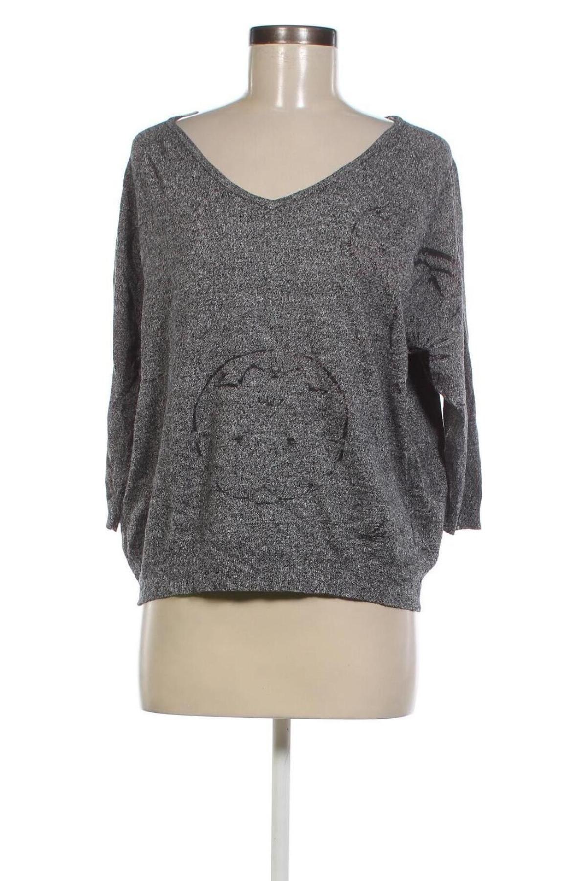 Γυναικείο πουλόβερ Desigual, Μέγεθος M, Χρώμα Γκρί, Τιμή 14,75 €