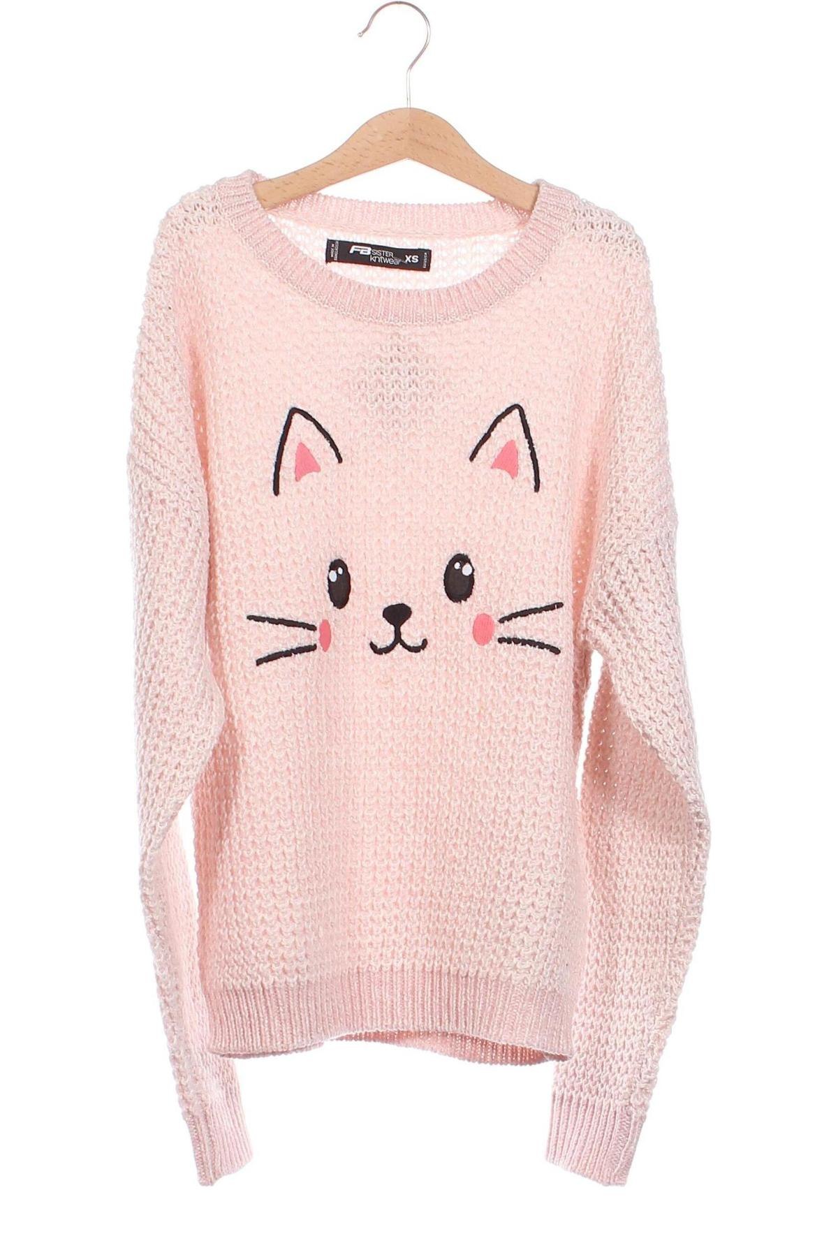 Γυναικείο πουλόβερ Fb Sister, Μέγεθος XS, Χρώμα Ρόζ , Τιμή 2,70 €