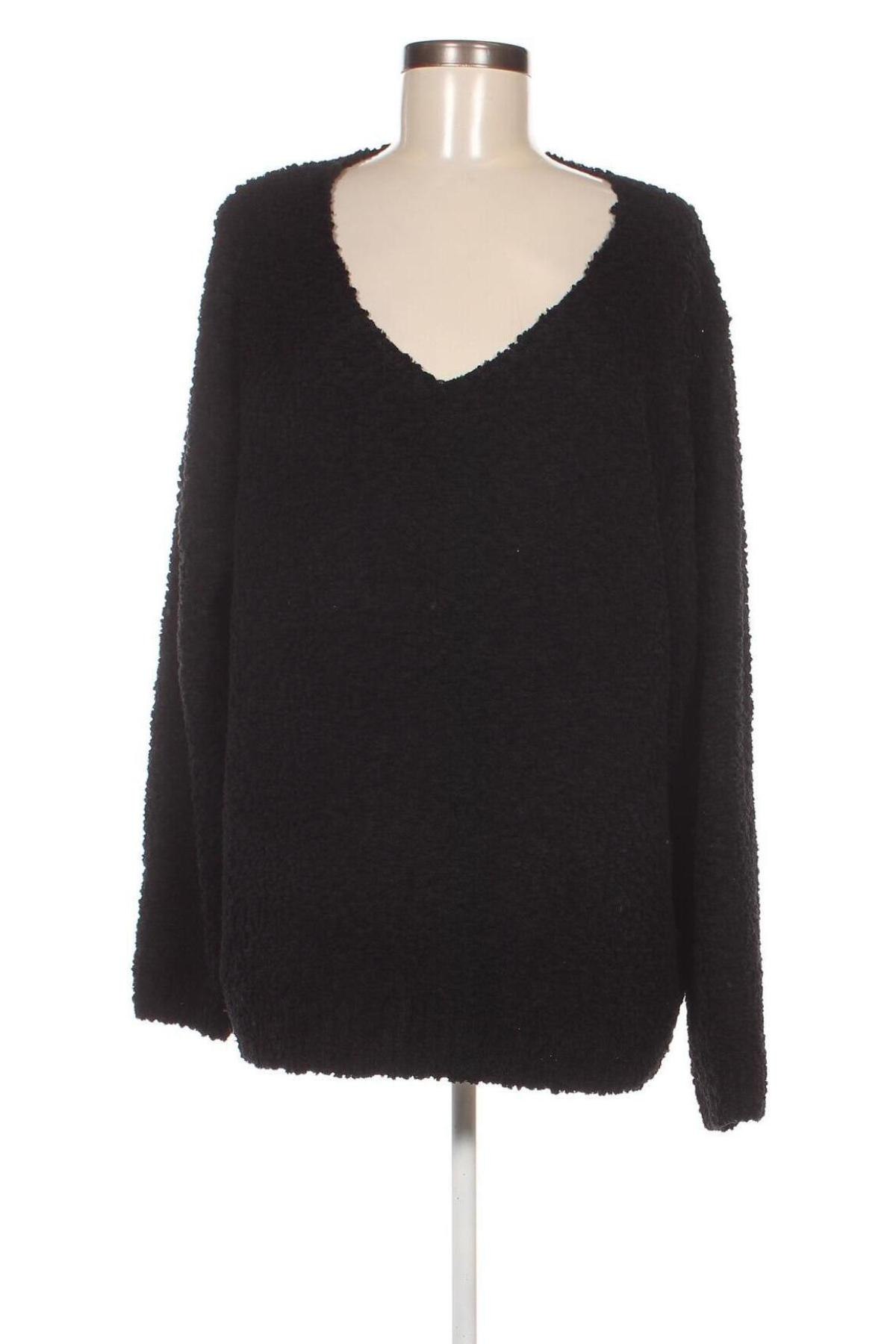Γυναικείο πουλόβερ Gina, Μέγεθος XXL, Χρώμα Μαύρο, Τιμή 7,36 €