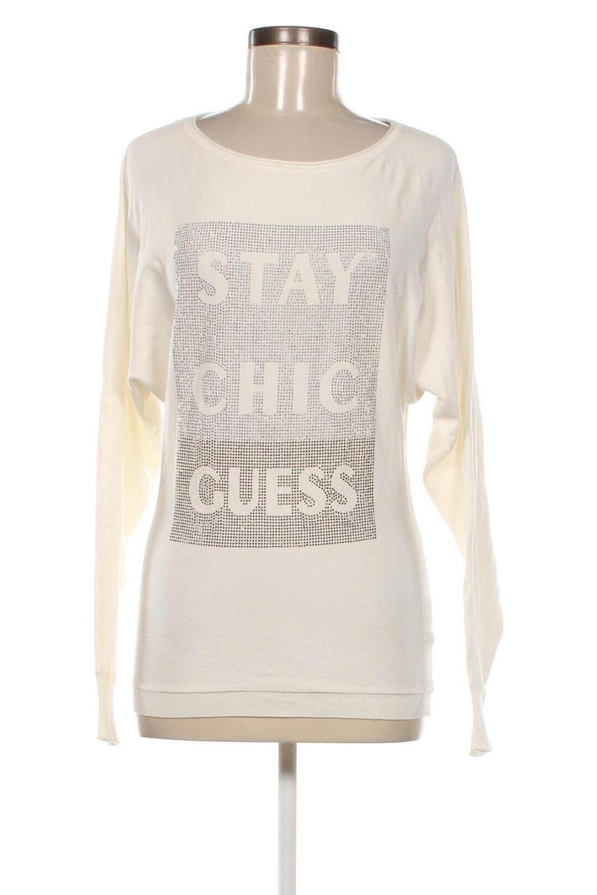 Γυναικείο πουλόβερ Guess, Μέγεθος XS, Χρώμα Εκρού, Τιμή 19,31 €