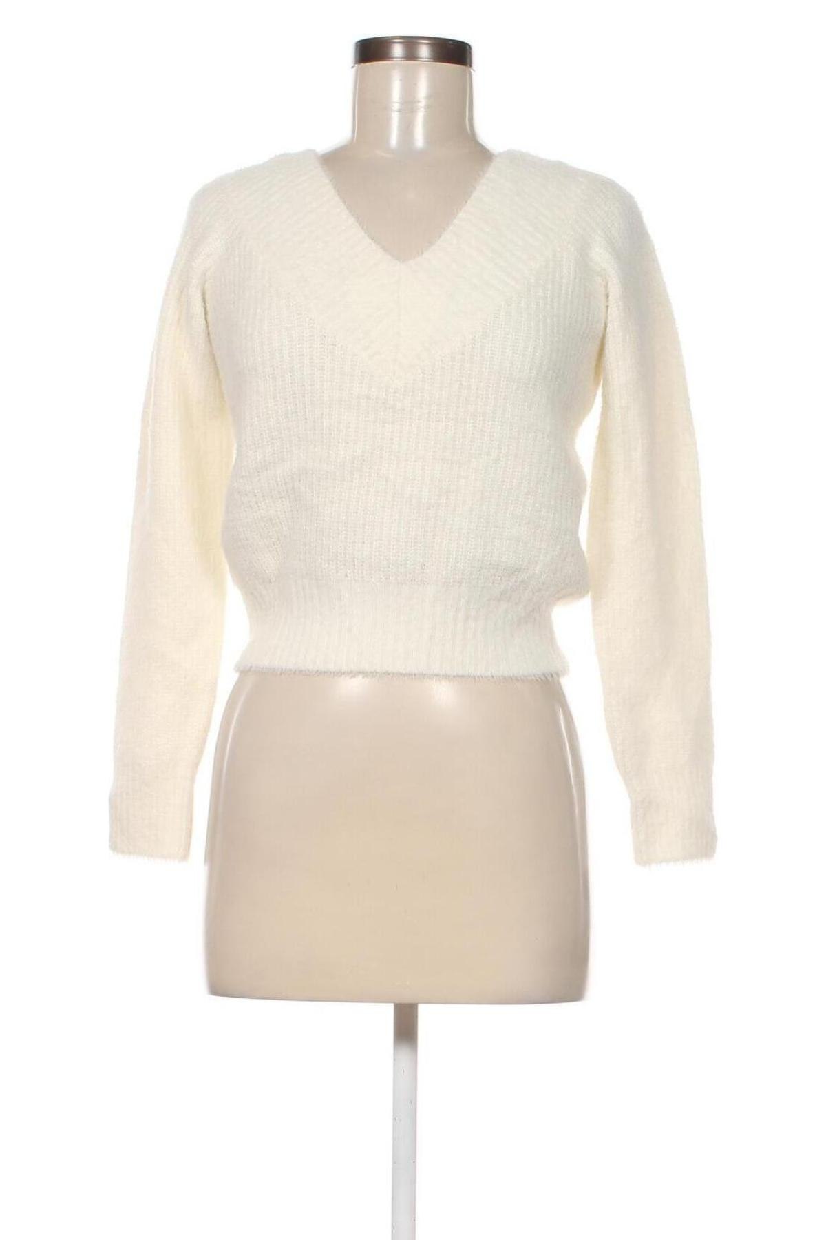 Γυναικείο πουλόβερ H&M Divided, Μέγεθος S, Χρώμα Λευκό, Τιμή 4,49 €