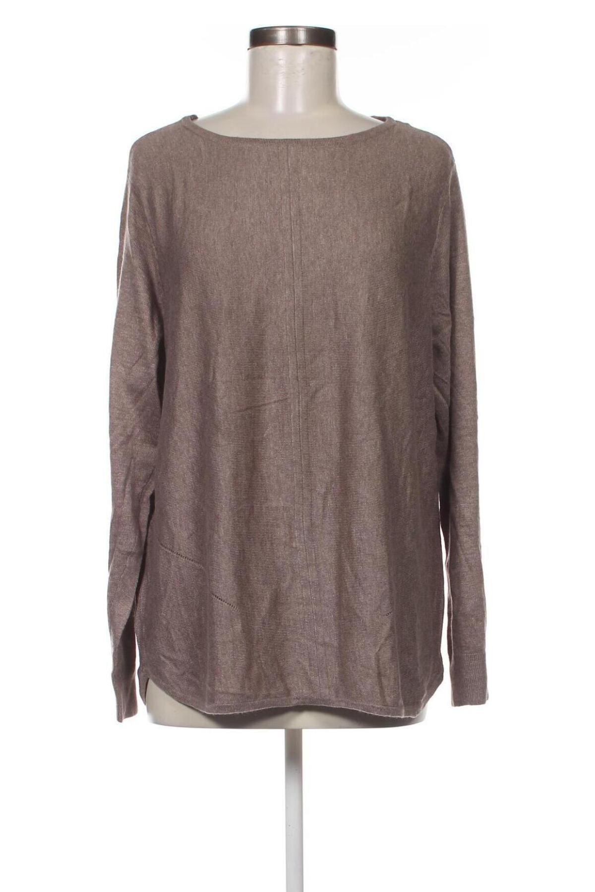 Дамски пуловер Iwie, Размер XL, Цвят Кафяв, Цена 13,92 лв.