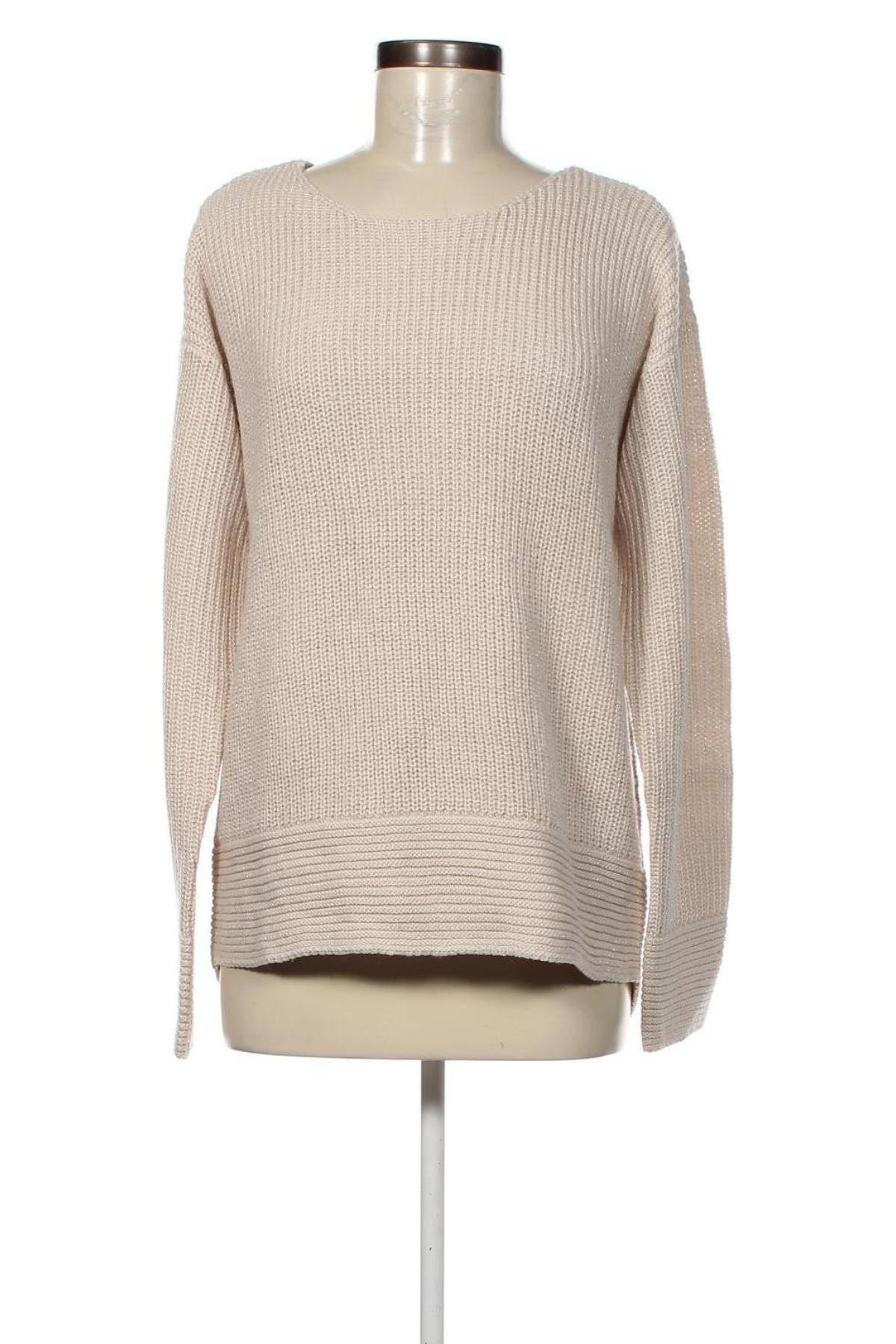 Дамски пуловер Jean Pascale, Размер M, Цвят Бежов, Цена 6,96 лв.