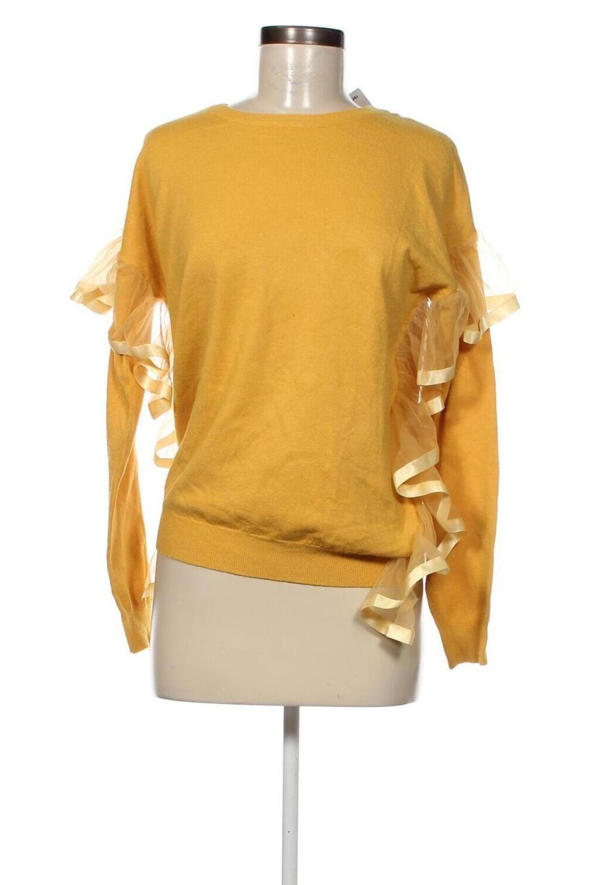 Γυναικείο πουλόβερ Lamer & Co, Μέγεθος S, Χρώμα Κίτρινο, Τιμή 5,38 €
