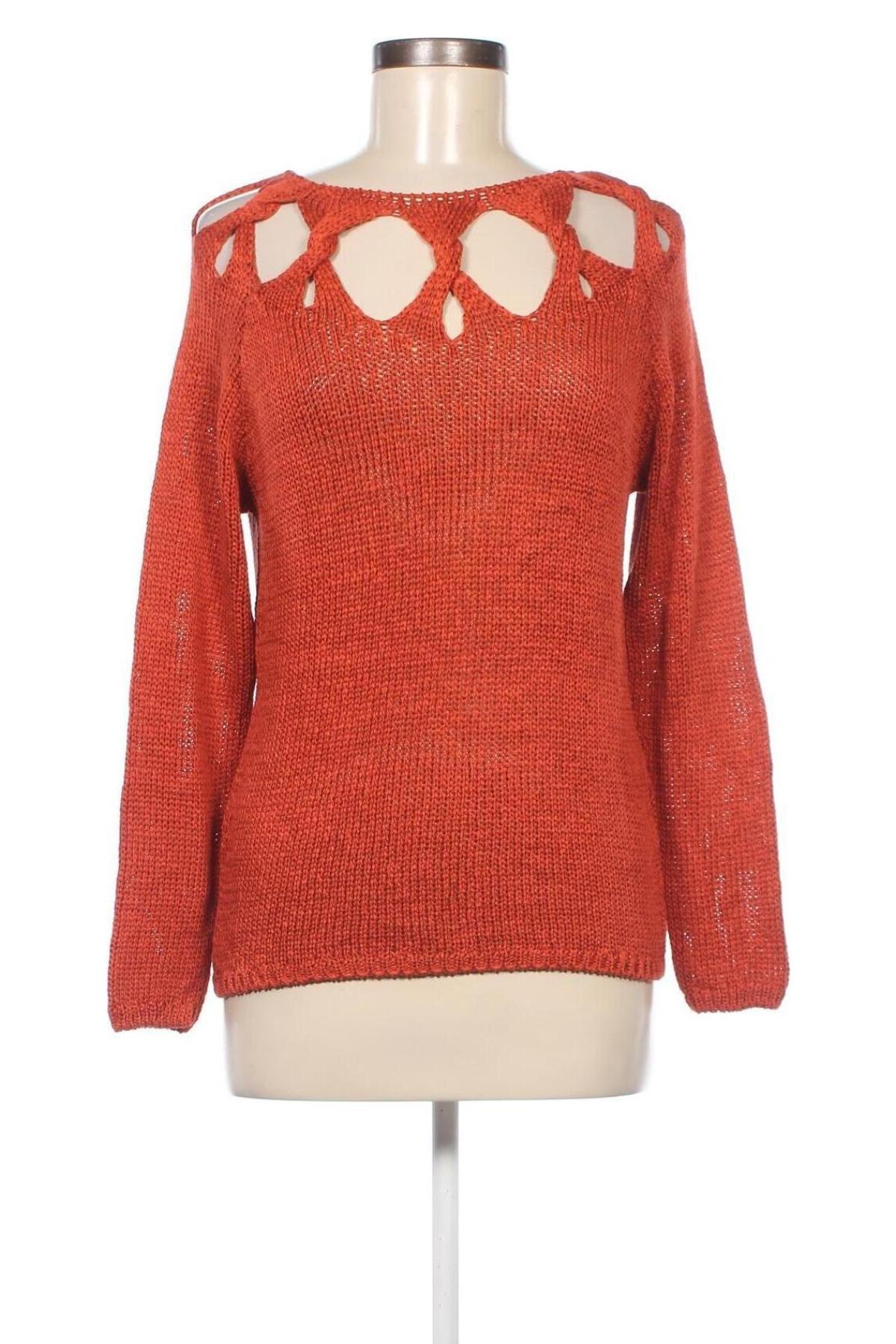 Γυναικείο πουλόβερ Lascana, Μέγεθος S, Χρώμα Πορτοκαλί, Τιμή 5,38 €
