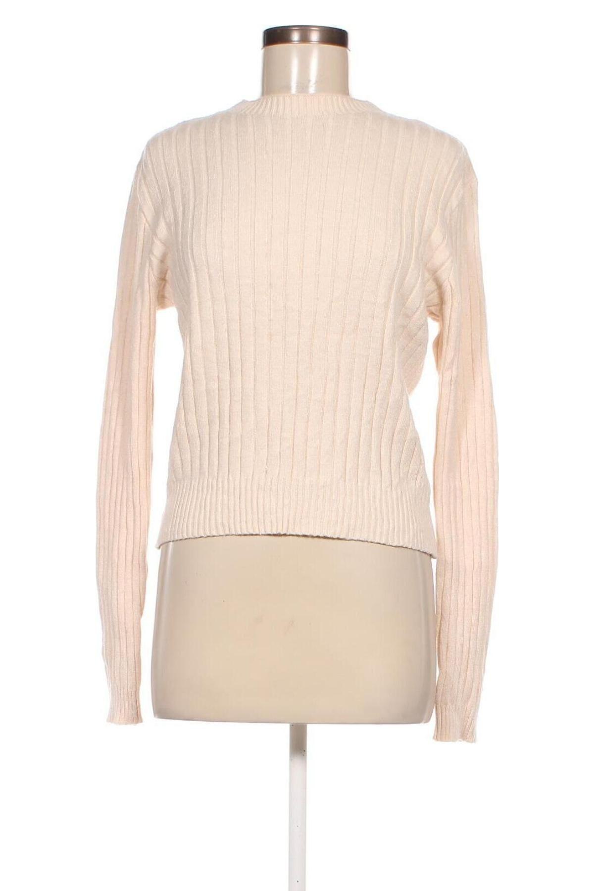 Дамски пуловер Laura Torelli, Размер M, Цвят Бежов, Цена 6,38 лв.