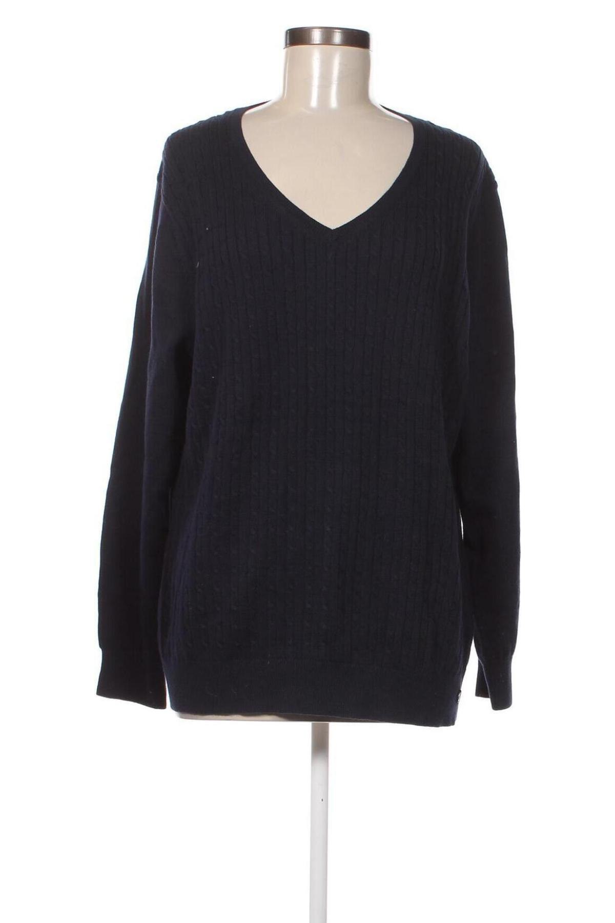 Γυναικείο πουλόβερ Michele Boyard, Μέγεθος XXL, Χρώμα Μπλέ, Τιμή 17,94 €