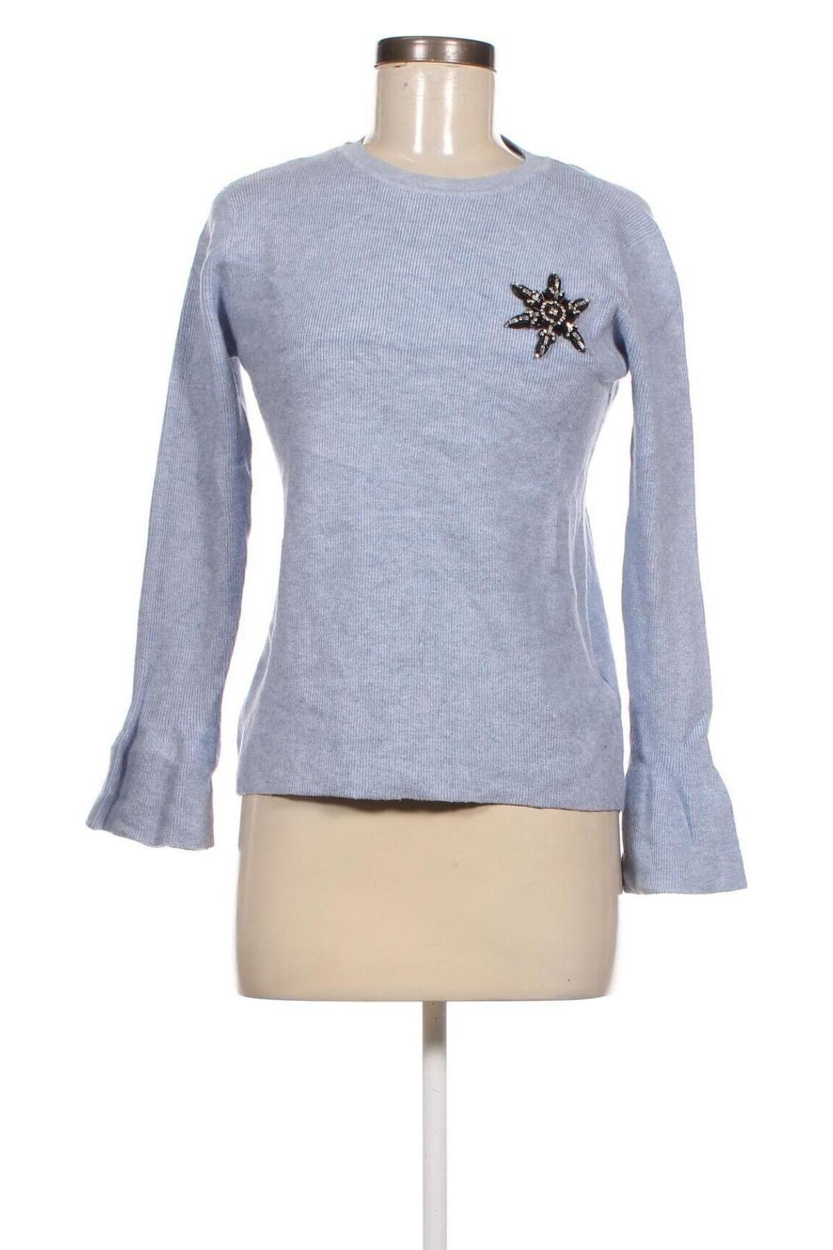 Γυναικείο πουλόβερ Monnari, Μέγεθος S, Χρώμα Μπλέ, Τιμή 8,07 €