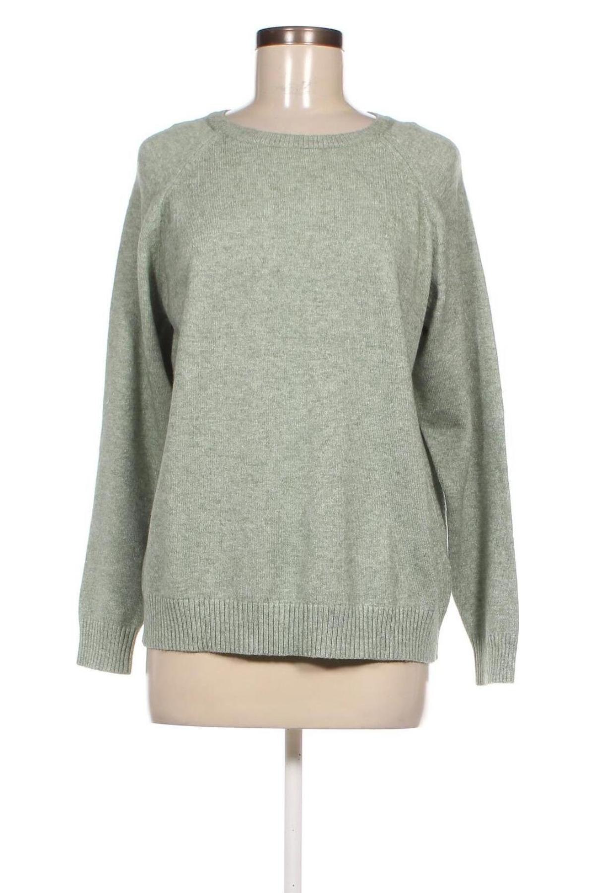 Дамски пуловер ONLY, Размер L, Цвят Зелен, Цена 24,30 лв.