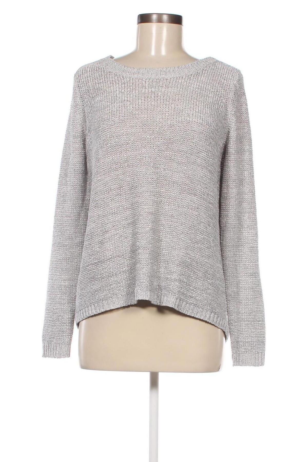 Дамски пуловер ONLY, Размер L, Цвят Сребрист, Цена 9,20 лв.