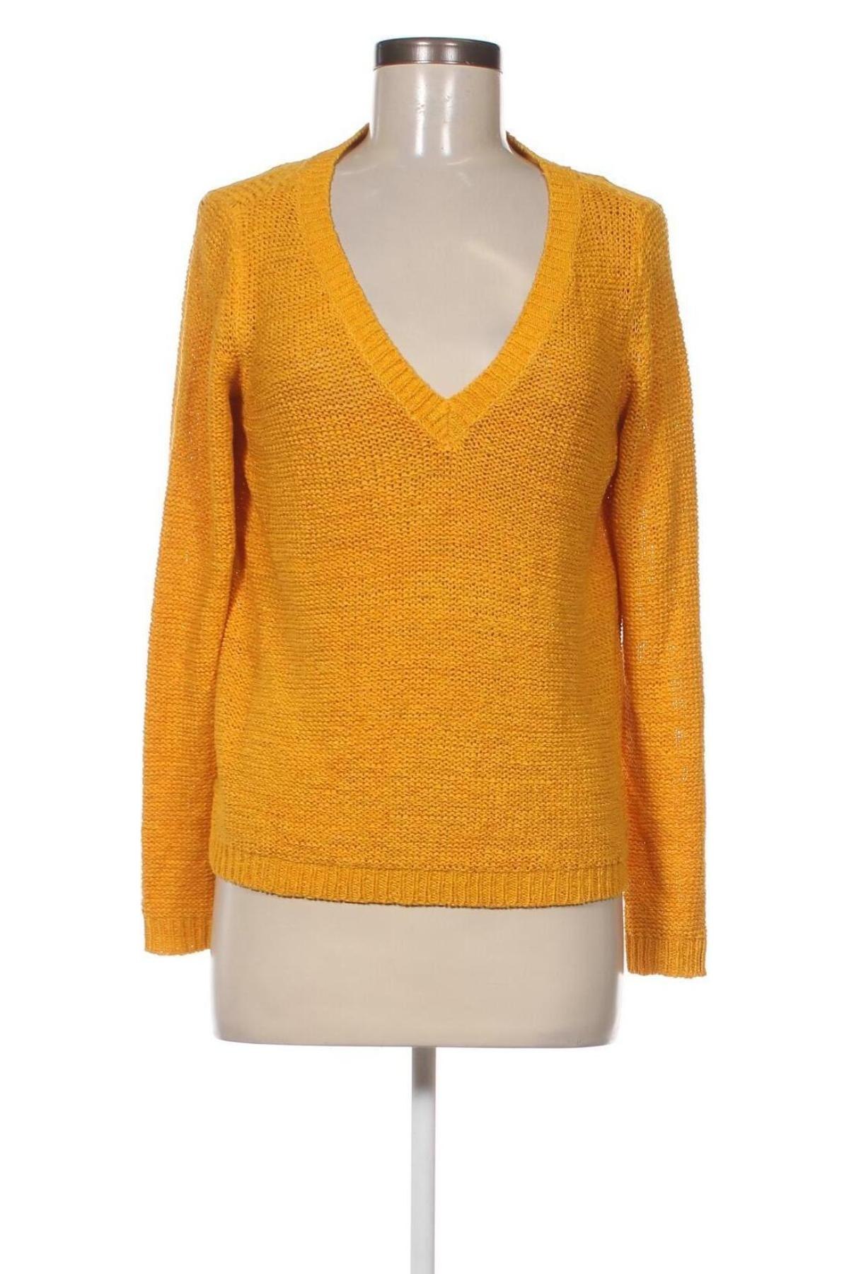 Дамски пуловер ONLY, Размер M, Цвят Жълт, Цена 10,40 лв.