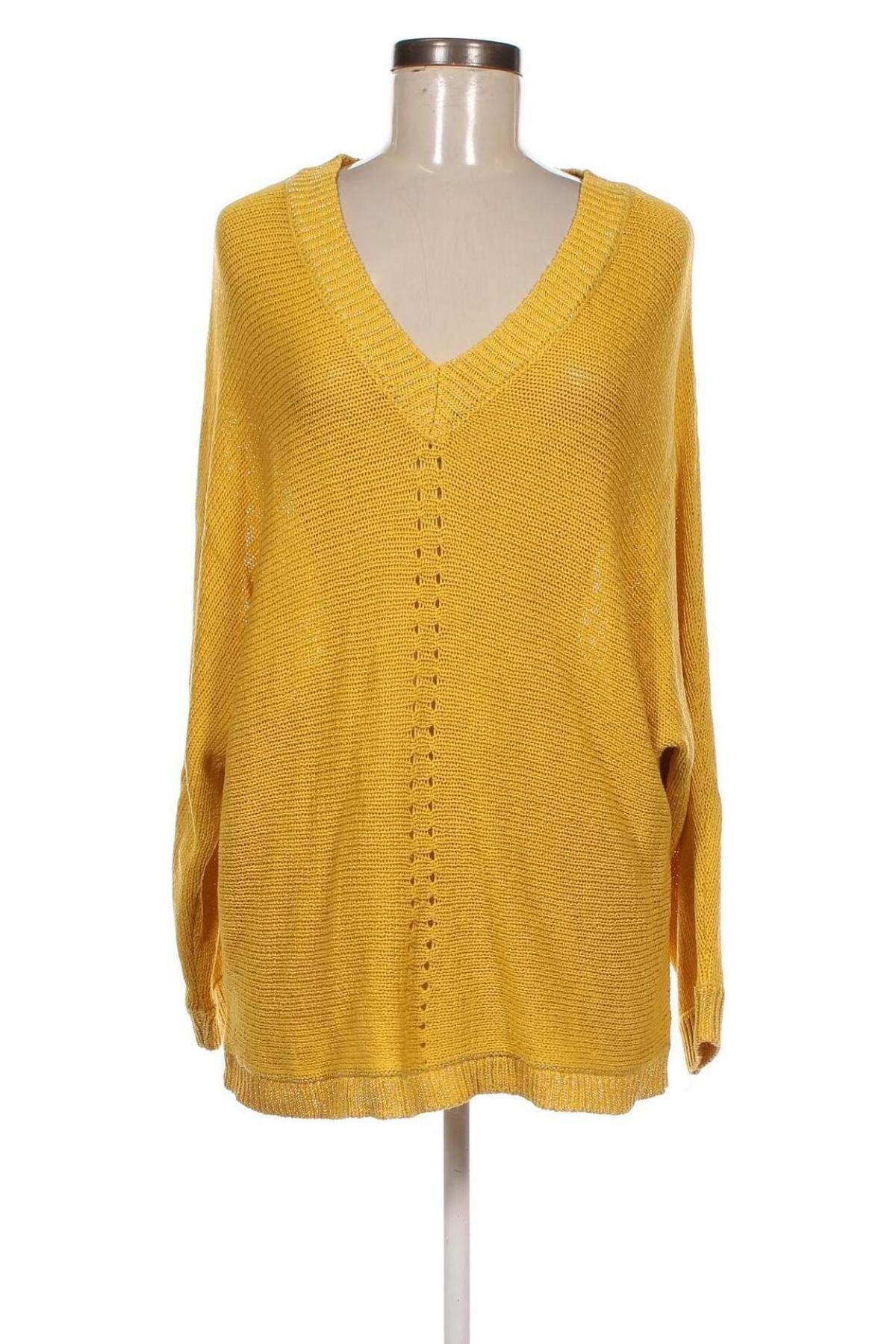Γυναικείο πουλόβερ Promod, Μέγεθος L, Χρώμα Κίτρινο, Τιμή 4,84 €
