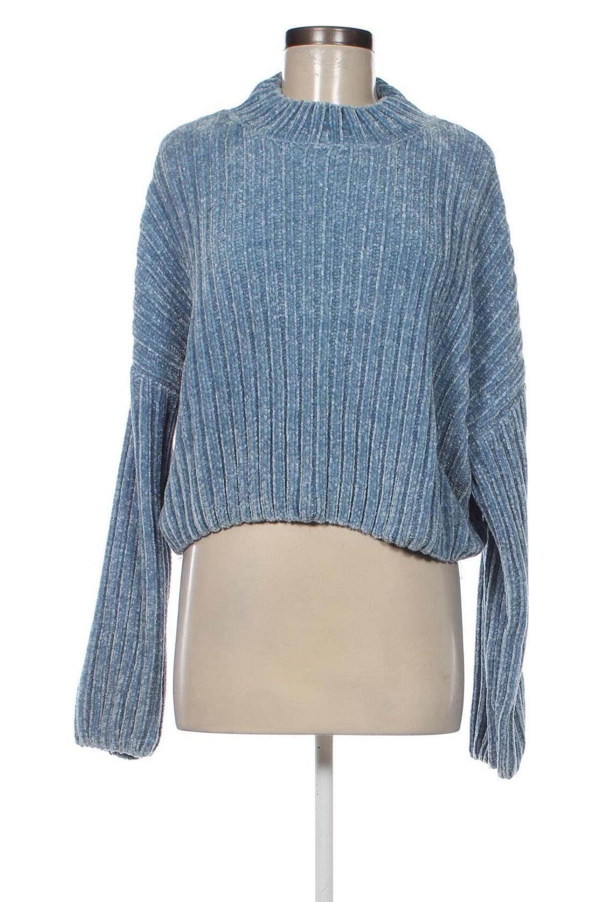 Γυναικείο πουλόβερ Pull&Bear, Μέγεθος M, Χρώμα Μπλέ, Τιμή 3,71 €