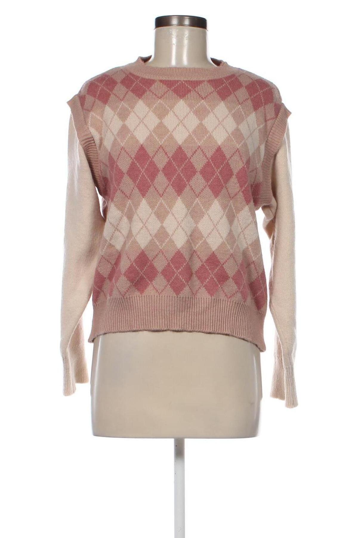 Γυναικείο πουλόβερ SHEIN, Μέγεθος S, Χρώμα  Μπέζ, Τιμή 4,47 €