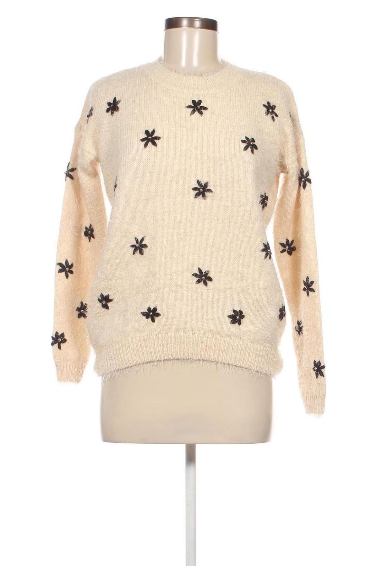 Γυναικείο πουλόβερ Tenki, Μέγεθος M, Χρώμα Εκρού, Τιμή 4,35 €