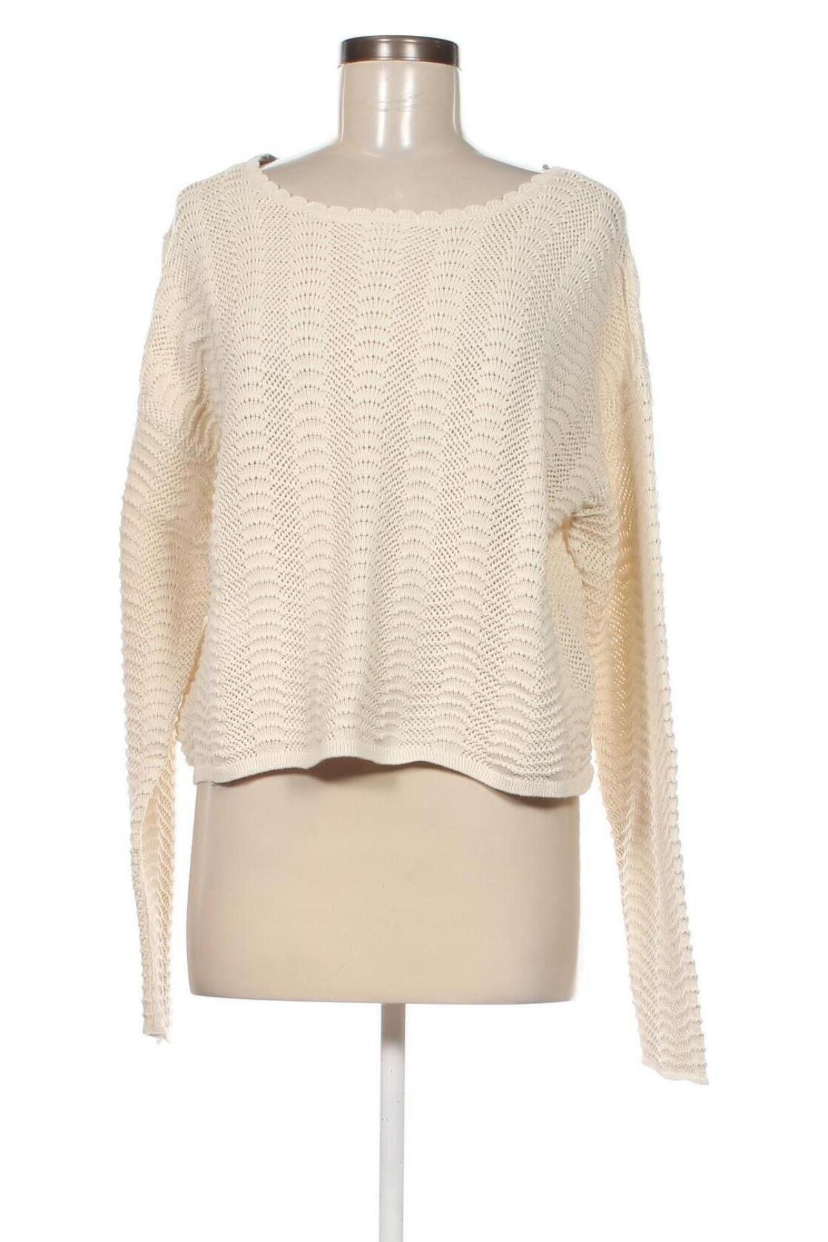 Γυναικείο πουλόβερ The Drop, Μέγεθος XXL, Χρώμα Εκρού, Τιμή 17,01 €