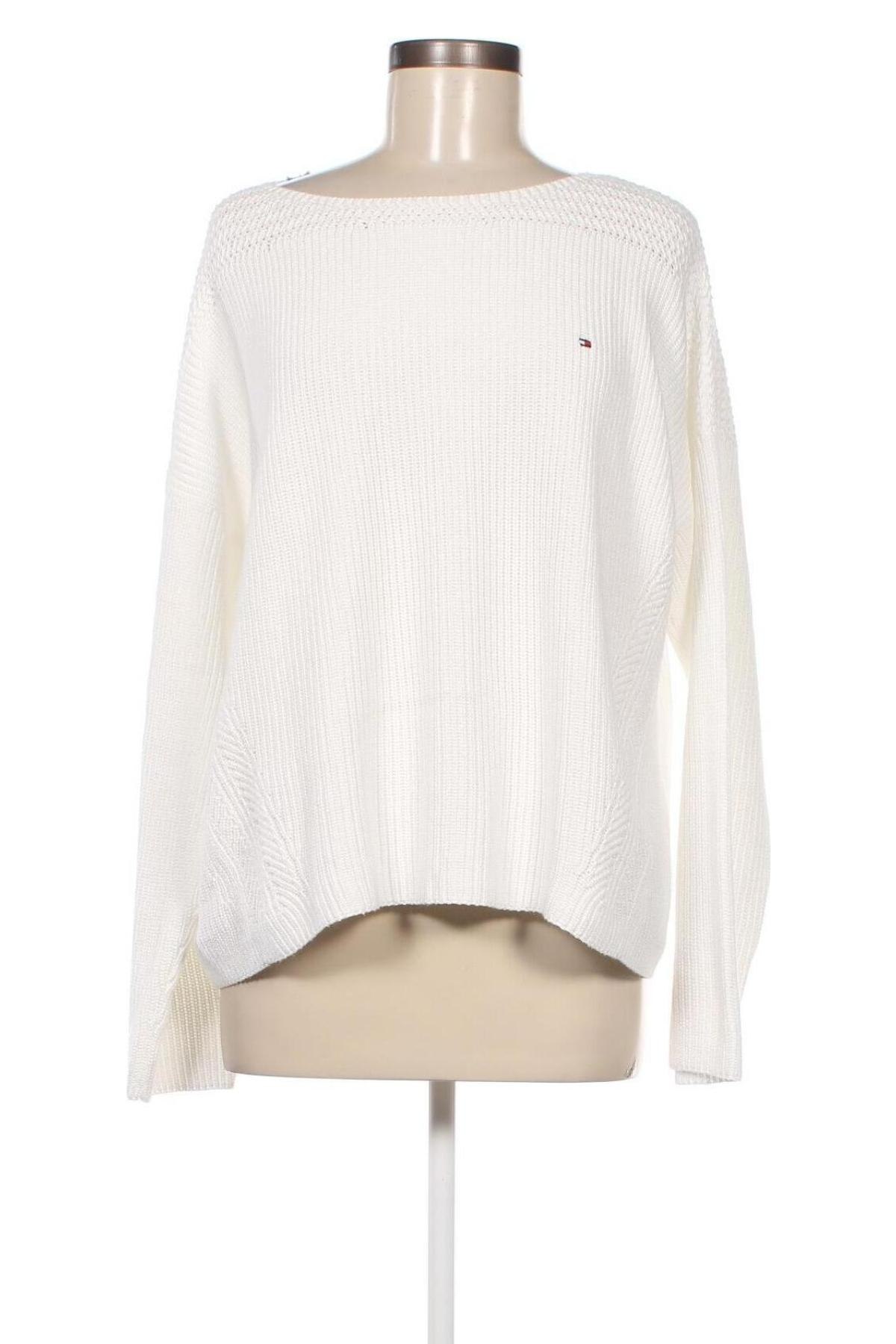 Γυναικείο πουλόβερ Tommy Hilfiger, Μέγεθος XL, Χρώμα Λευκό, Τιμή 50,01 €