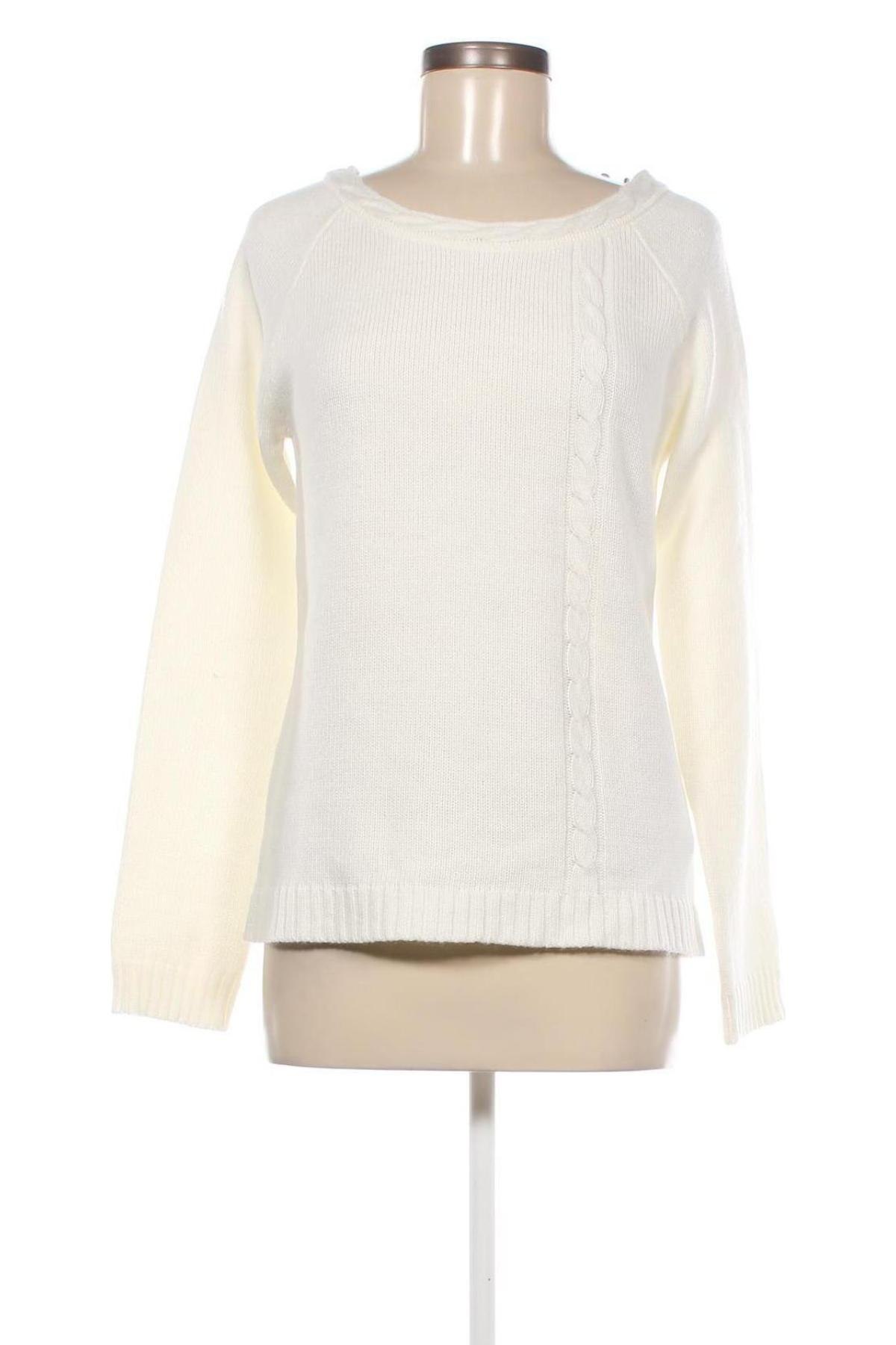 Γυναικείο πουλόβερ Vero Moda, Μέγεθος L, Χρώμα Λευκό, Τιμή 5,20 €